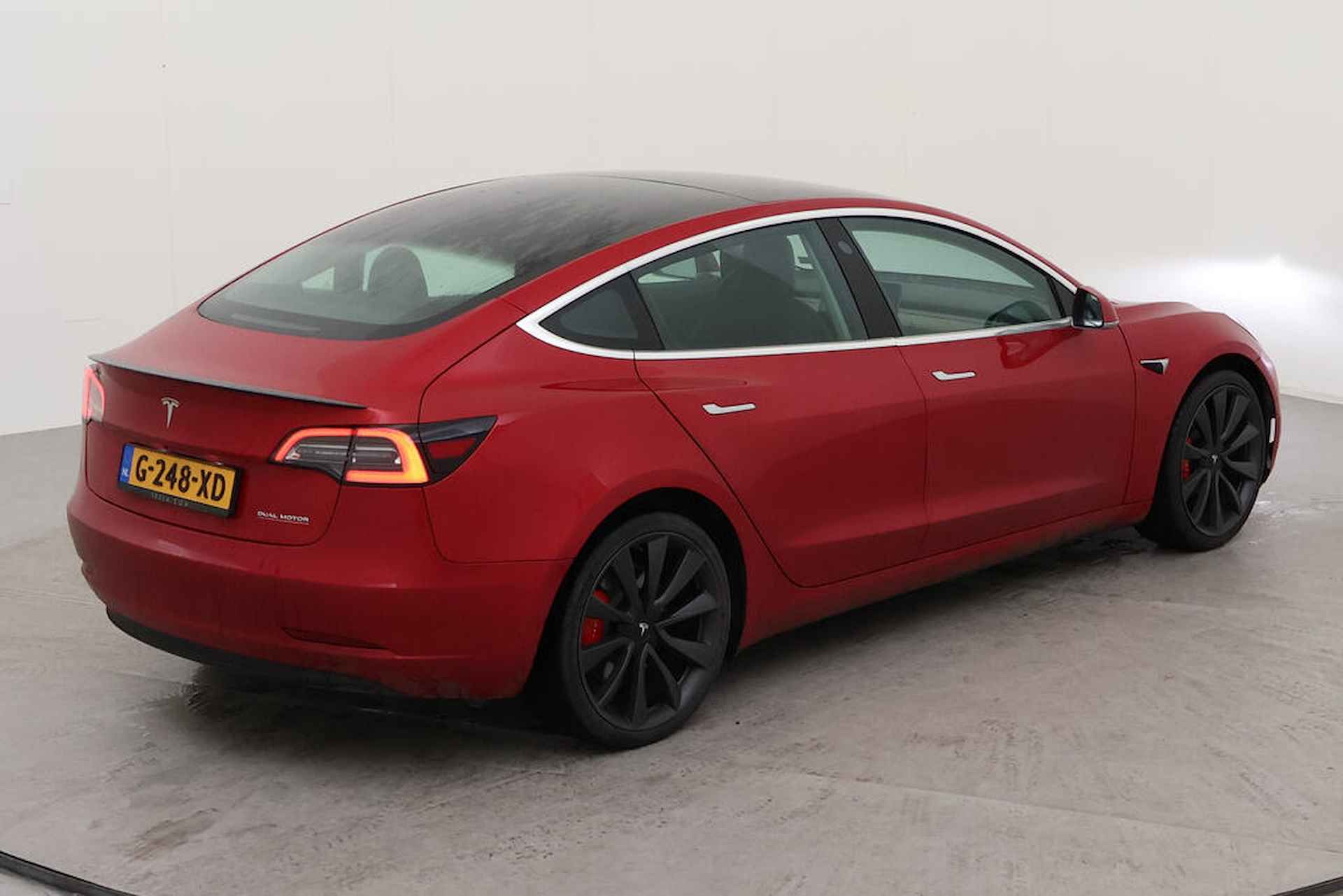 Tesla Model 3 Performance AWD 75 kWh 463PK Autopilot 20" Panodak Leder Camera - 2/10