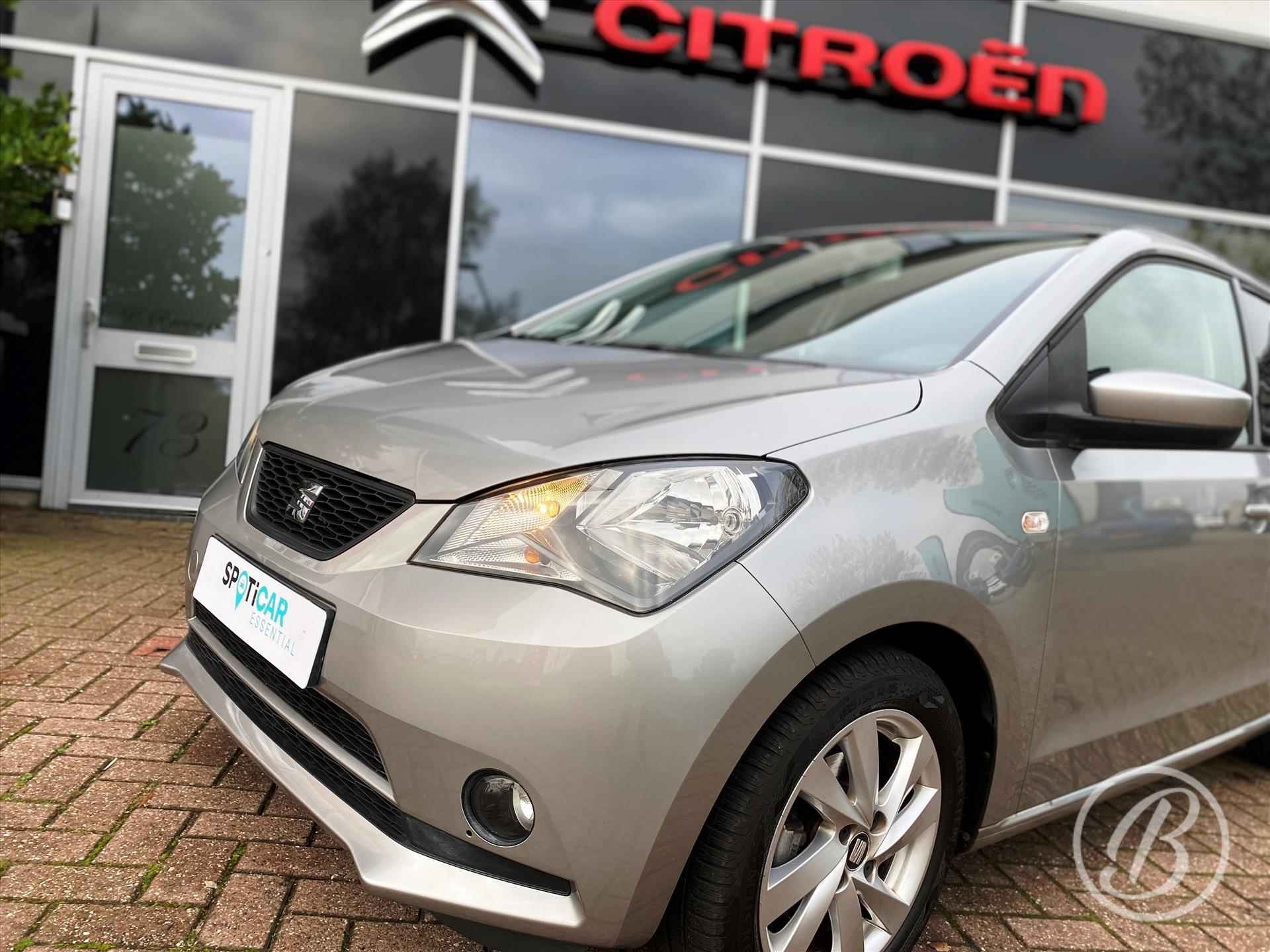 SEAT Mii 1.0 60pk Ecomotive 5D Sport Connect | navigatie, 15 inch velgen, airco, bluetooth, cruise control, radio met cd, elek. ramen en buitenspiegels - 38/54