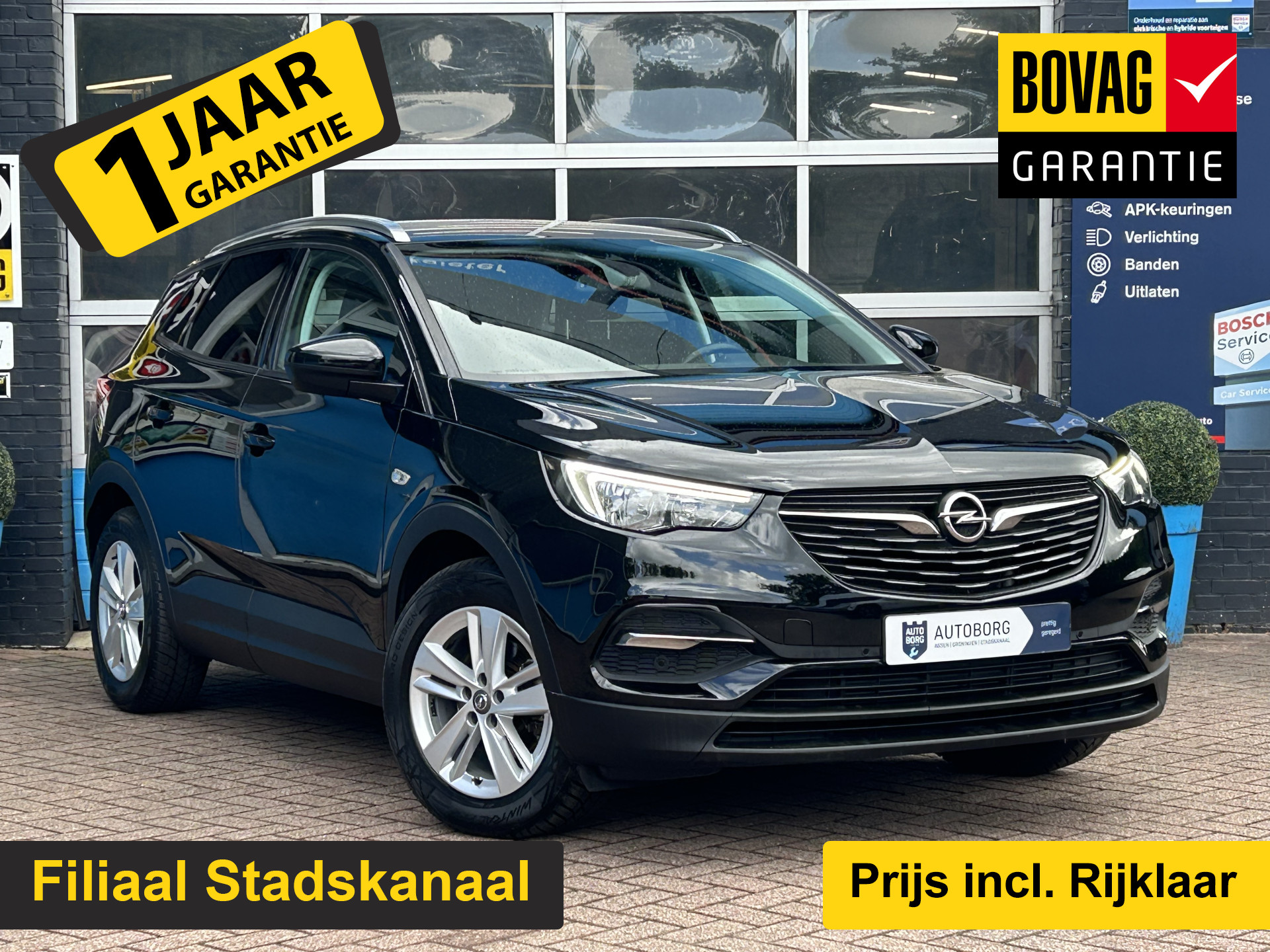 Opel Grandland X 1.2 Turbo Business + | Cruise Control | Navigatie | Airco | Apple Carplay | Achteruitrijcamera | Verkeersbord Detectie | Rijklaar + 12 Maand BOVAG Garantie