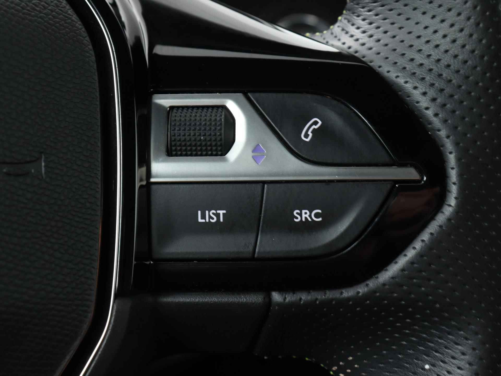 Peugeot e-208 GT 50 kWh 136pk Automaat | Navigatie | 3-fase laden | Panoramadak | Achteruitrijcamera | Stoelverwarming | Full Led koplampen | Leder/Alcantara | Keyless | Climate Control | Adaptieve Cruise Control | 3D Cockpit | Apple Carplay | Dodehoeksensor | 17" lichtmetalen velgen | - 19/41