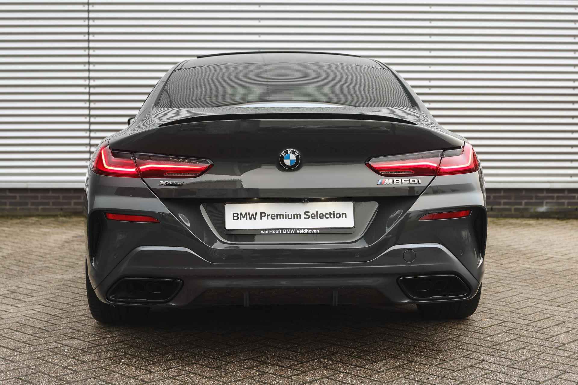 BMW 8 Serie Gran Coupé M850i xDrive High Executive Automaat / PPF / Panoramadak / Adaptief M Onderstel Professional / Integral Active Steering / Bowers & Wilkins / Laserlight / Driving Assistant Professional - 21/48