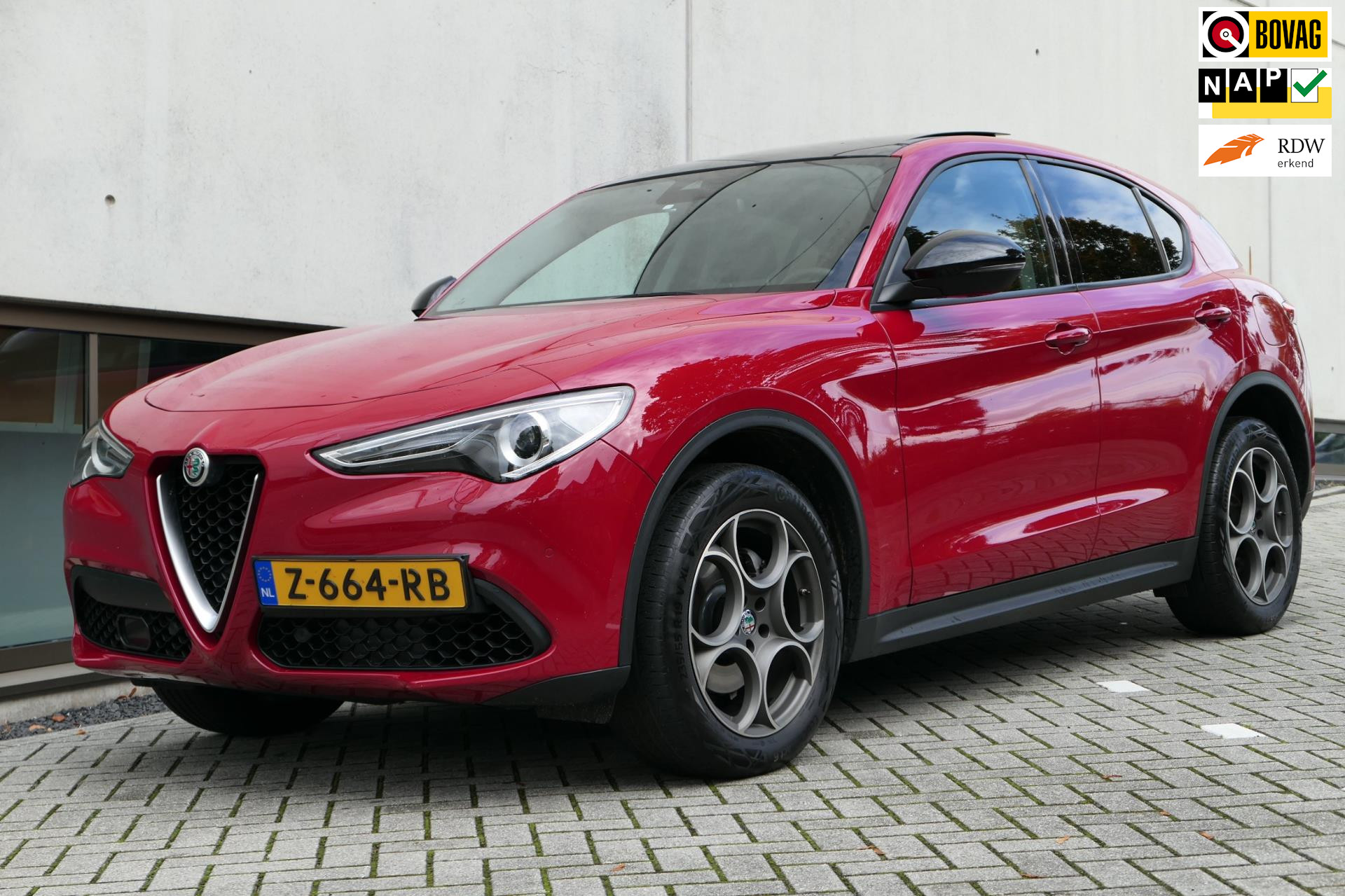 Alfa Romeo STELVIO 2.0 T AWD Super 300pk Automaat Leder Cruise Panodak Navi