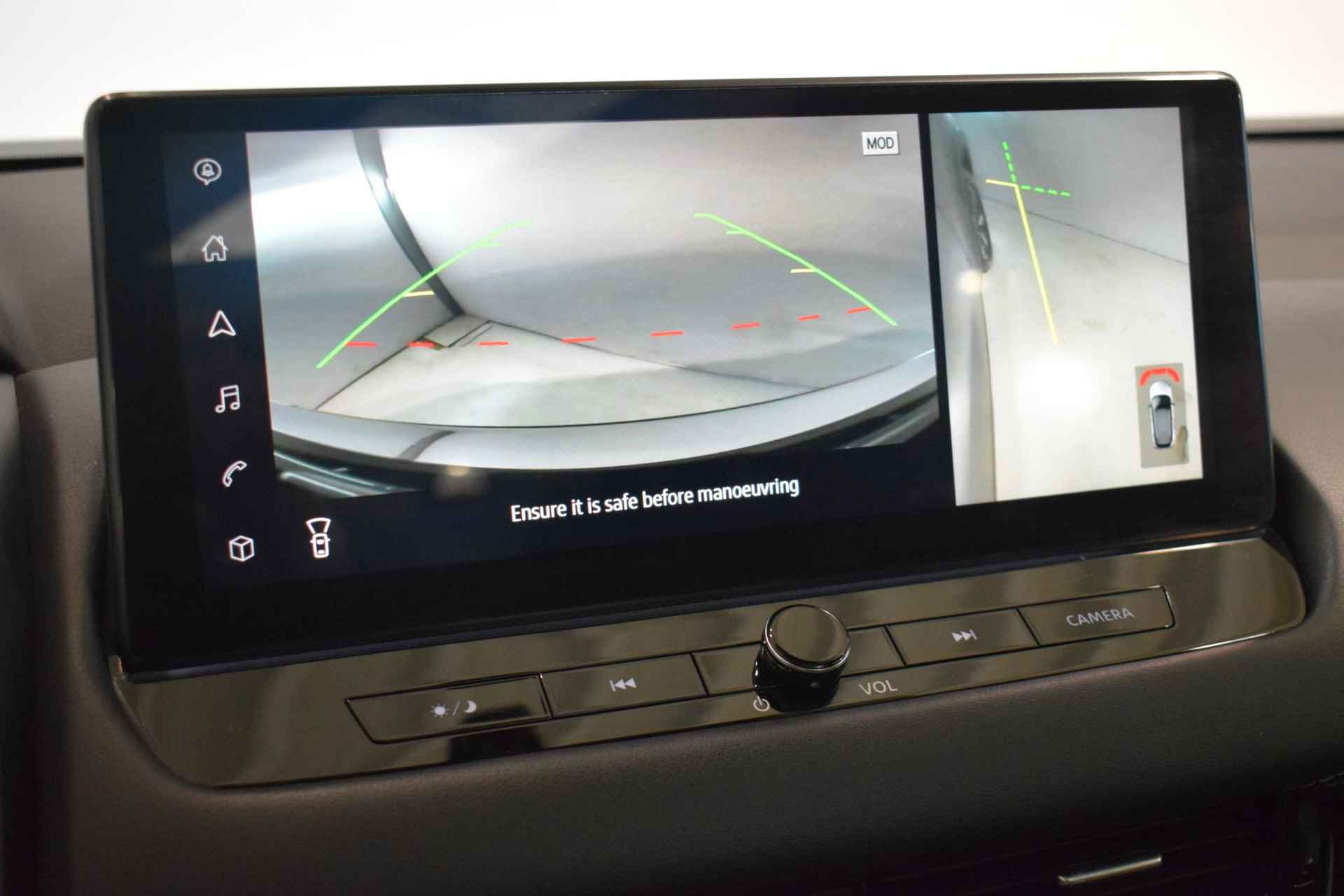 Nissan Qashqai 1.3 MHEV Xtronic N-Connecta | Panorama dak | 360-Camera | Parkeersensoren | Dodehoek detectie | Navigatie | Adaptive cruise control | Keyless entry | Automatische regen/lichtsensor | - 39/56