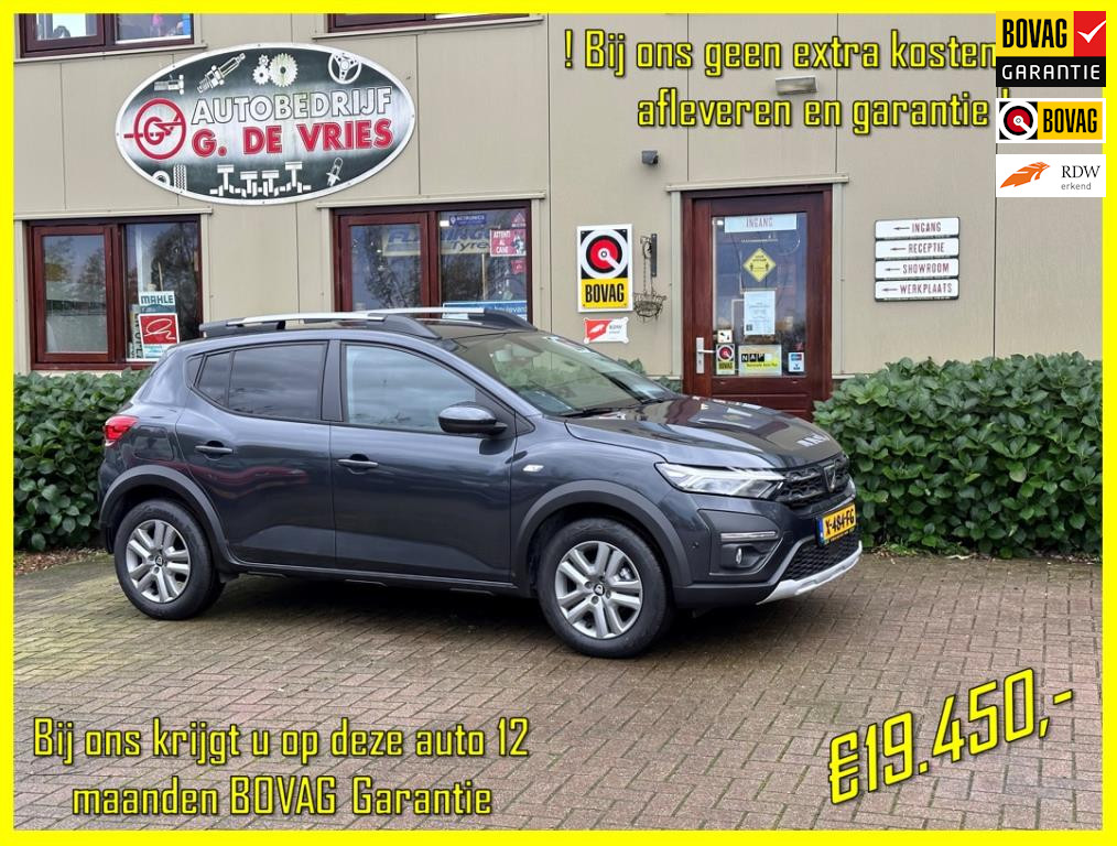 Dacia Sandero Stepway 1.0 TCe 90 Expression - Prijs inclusief 12 maanden BOVAG-garantie en afleveren – bij viaBOVAG.nl