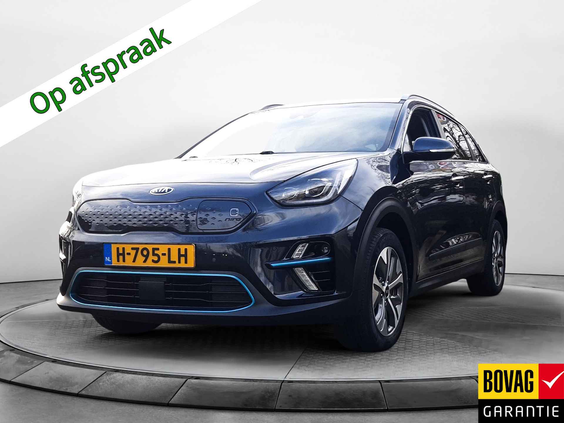 Kia e-Niro ExecutiveLine 64 kWh (204 PK) 1e-Eig. KIA-Dealer-Onderh. BOVAG-Garantie. NL-Auto. Leer, Navigatie/Apple-Carplay/Android-Auto, Adaptive-Cruisecontrol, Keyless-Entry/Start, Parkeersensoren-V+A, Achteruitrijcamera, Premium-A DAB, Voorstoelen-Gevent., Stoelverwarming-V+A, Stuurverwarming, Licht-Zicht-Pakket, Lm-Velgen-17Inch, Privacy-Glas - 1/43