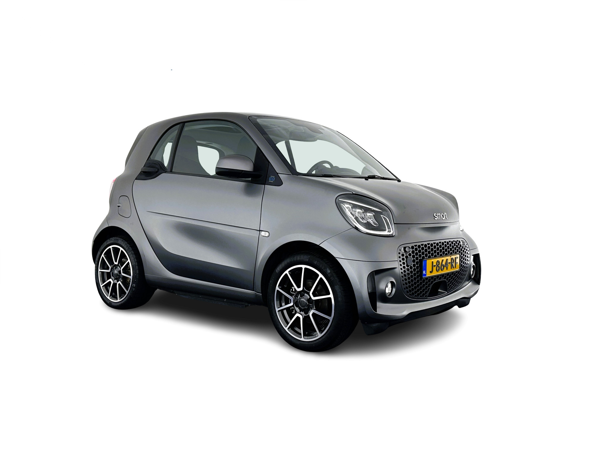 Smart Fortwo EQ Comfort PLUS 18 kWh [ 3-Fase ] Aut. *PANO | FULL-LED | VOLLEDER | NAVI-FULLMAP | CAMERA | BRABUS-WHEELS | AMBIENT-LIGHT | AIRCO | PDC | CRUISE | DAB | APP.CONNECT | COMFORT-SEATS | 16''ALU*