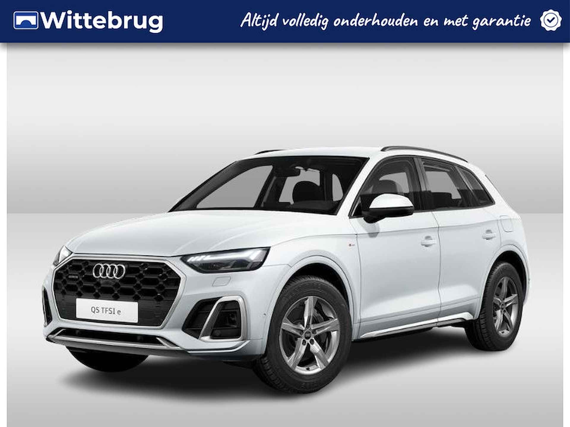 Audi Q5 50 TFSI e 299pk quattro S Line exterieur | Trekhaak | Topview | Matrix | Stoelverwarming