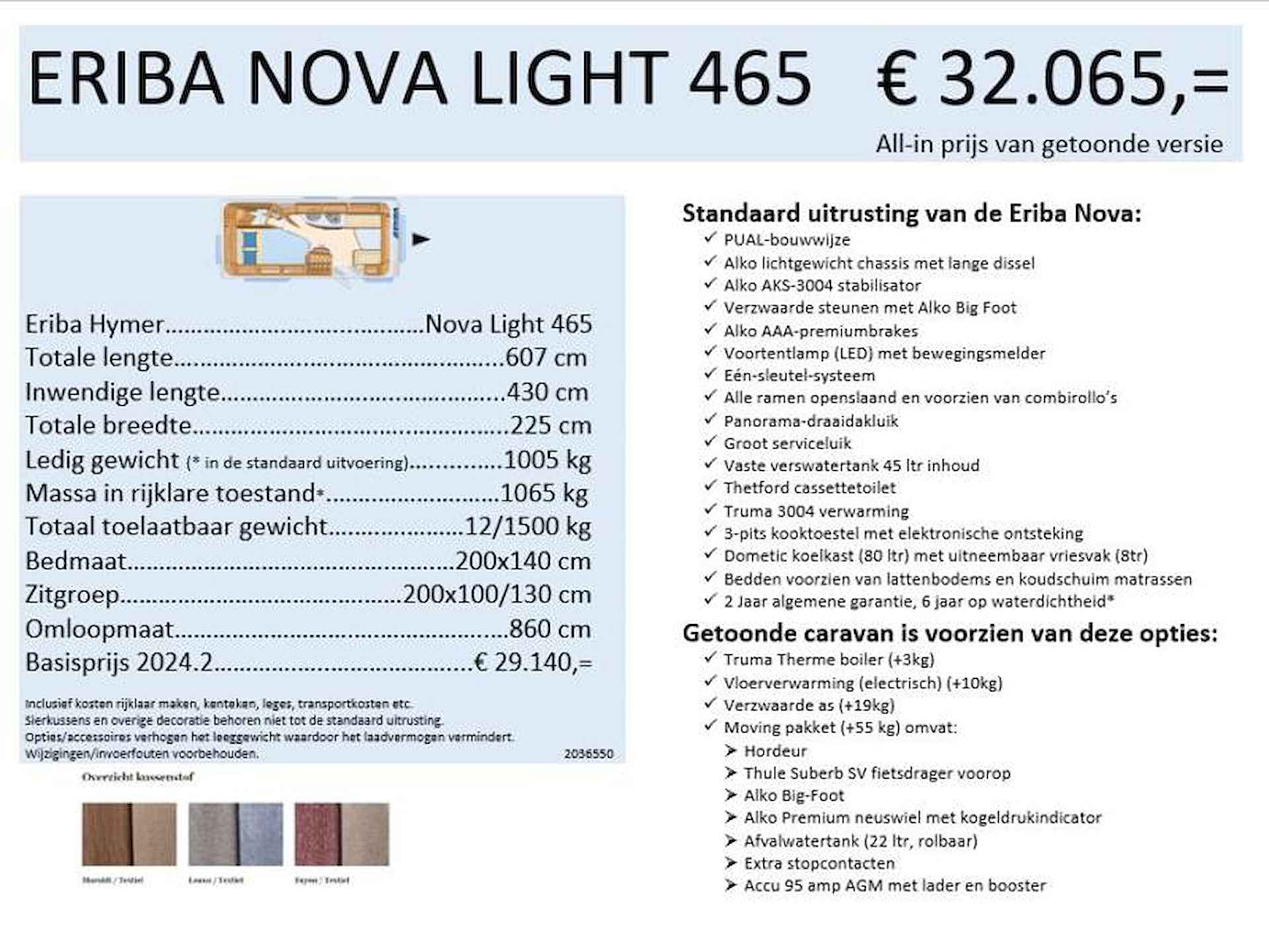 Eriba Nova Light 465 - 15/16
