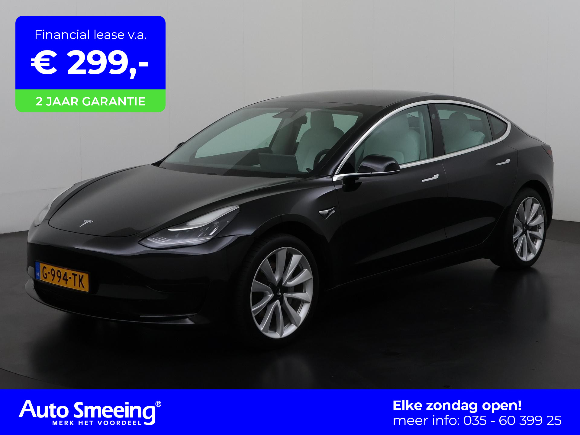 Tesla Model 3 Standard RWD Plus | Camera | Adapt Cruise | Zondag Open!