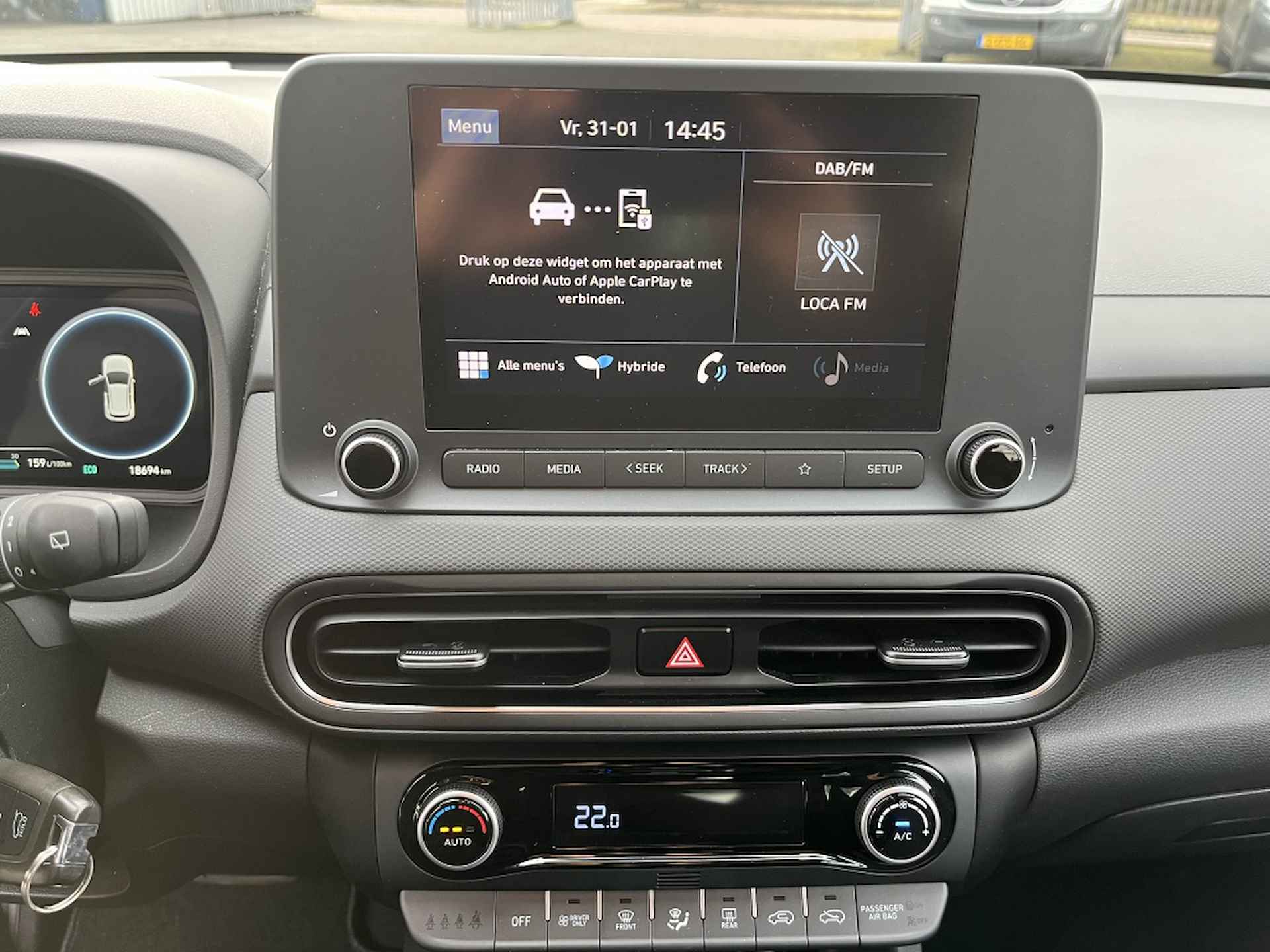 Hyundai Kona 1.6 GDI HEV Comf  | Apple carplay | Airco | Camera | Cruise - 14/24