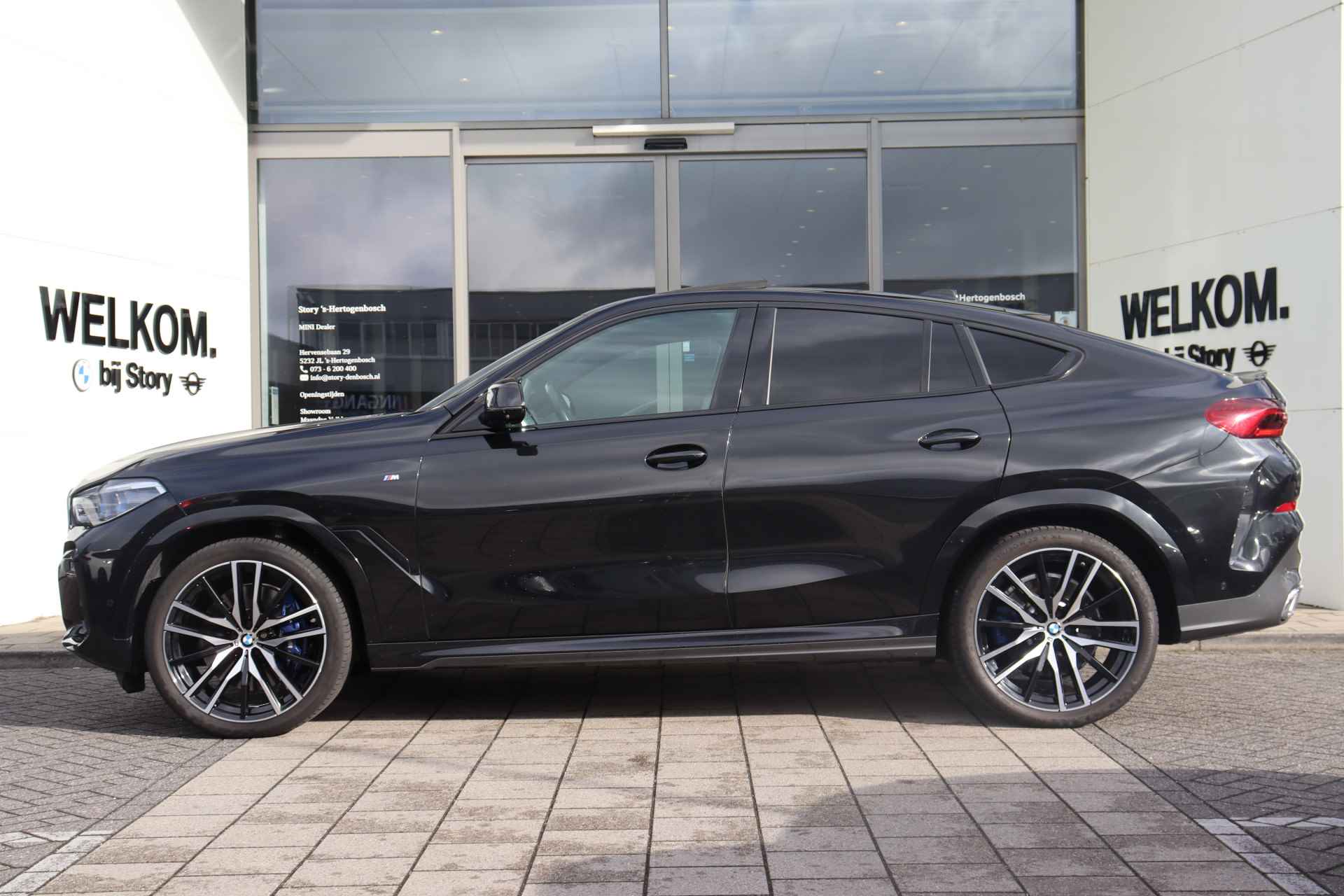 BMW X6 xDrive40i High Executive M Sport Automaat / Panoramadak Sky Lounge / Laserlicht / Soft Close / Parking Assistant Plus / Active Steering / Stoelventilatie - 6/44