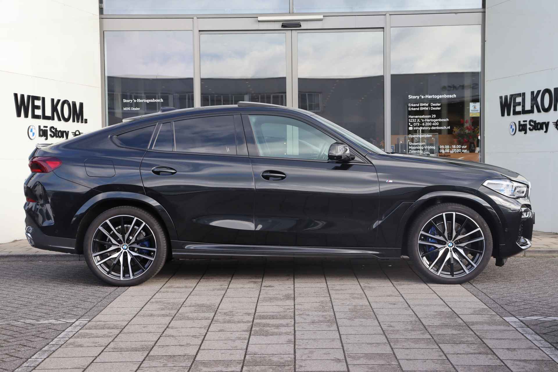 BMW X6 xDrive40i High Executive M Sport Automaat / Panoramadak Sky Lounge / Laserlicht / Soft Close / Parking Assistant Plus / Active Steering / Stoelventilatie - 11/44