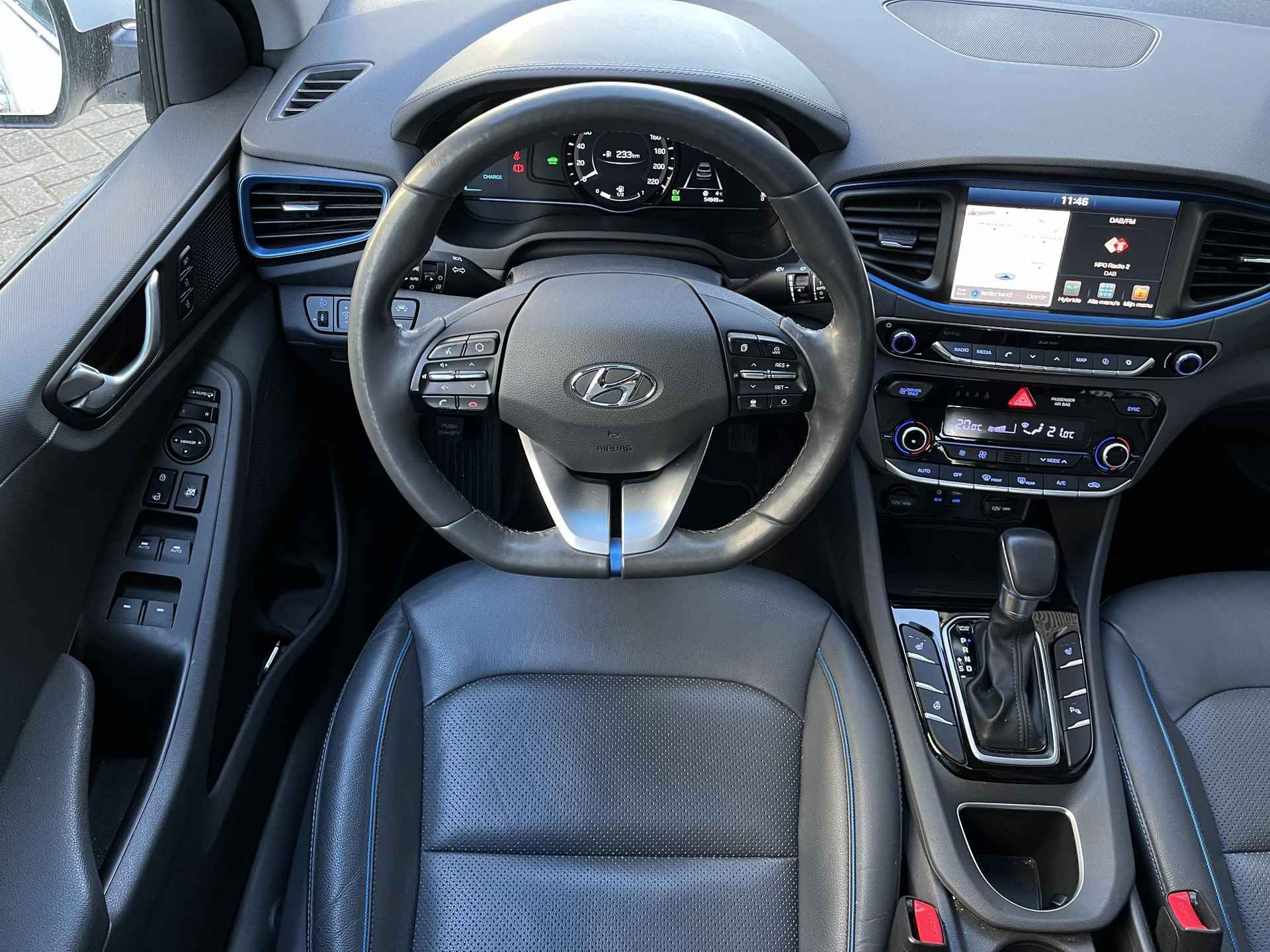 Hyundai IONIQ 1.6 GDi 140 PK Premium | Schuifkanteldak |Full HYbride | Geïntegreerde navigatiesysteem | Lederen bekleding | Adaptieve cruisecontrol | - 14/52