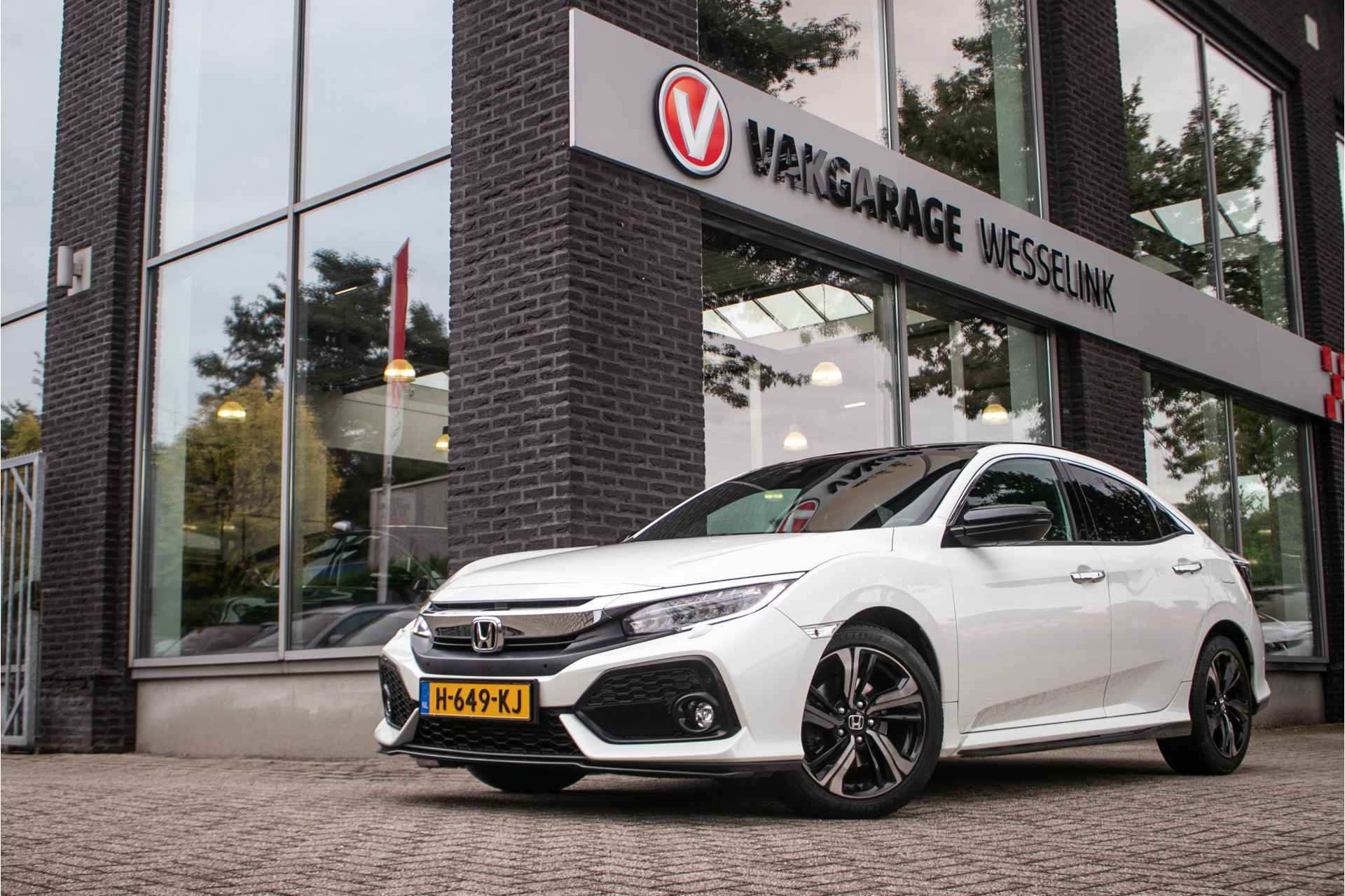 Honda Civic 1.5T i-VTEC Prestige - All-in rijklrprs | Schuifdak | Leder | Navi | Adp. cruise - 13/45