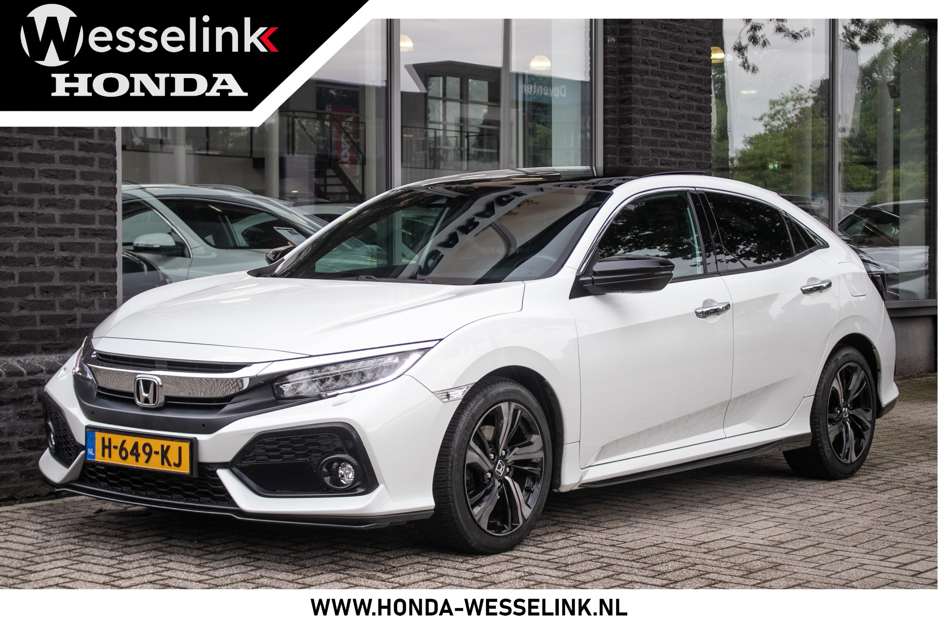 Honda Civic 1.5T i-VTEC Prestige - All-in rijklrprs | Schuifdak | Leder | Navi | Adp. cruise