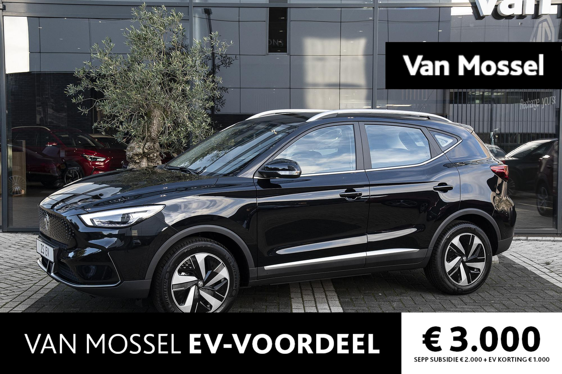 MG ZS EV Long Range Comfort 70 kWh ACTIE voorraad registratiekorting / Subsidie particulier € 2.000,=