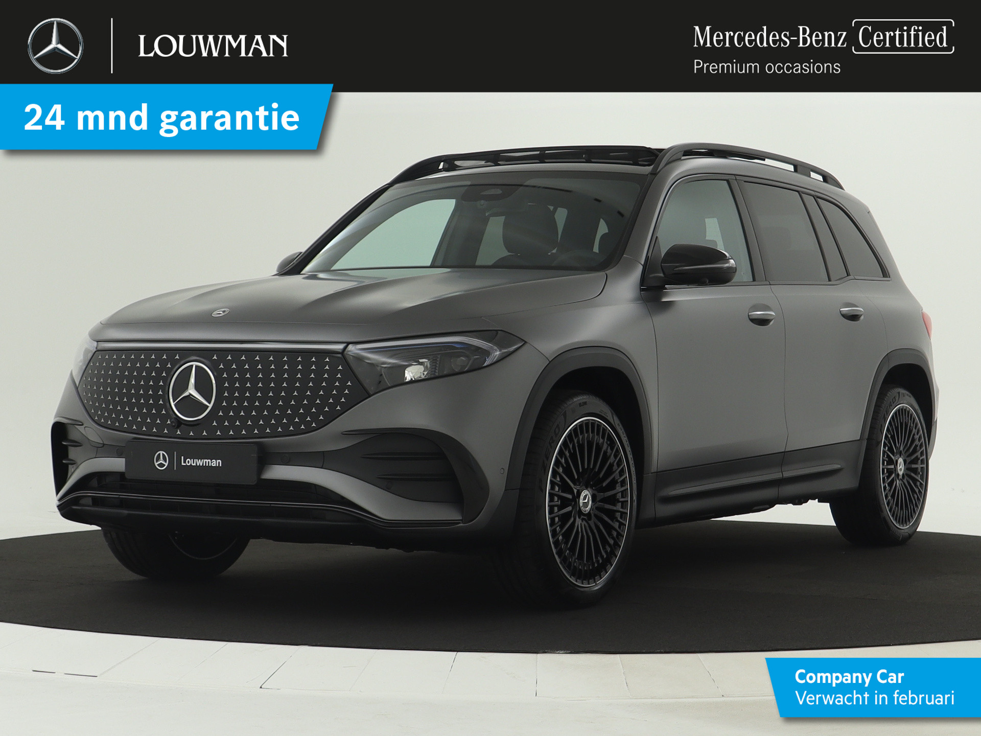 Mercedes-Benz EQB 250+ AMG Line 71 kWh | Nightpakket | Parkeerpakket met 360°-camera | KEYLESS-GO comfort pakket | Burmester Surround Sound systeem | EASY PACK achterklep | Extra USB-poorten |