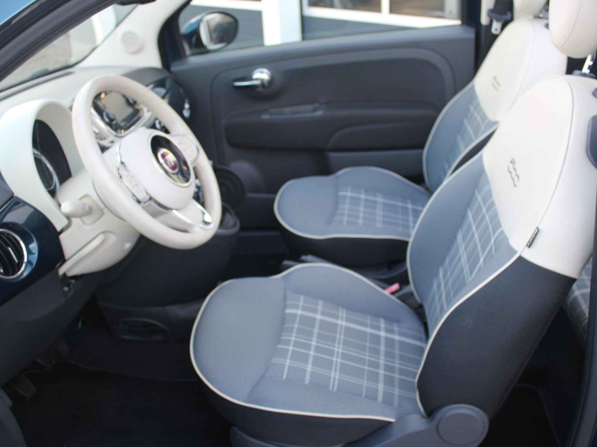 Fiat 500 C TwinAir Turbo Lounge | Pack Business | Clima | Navi | PDC | Beige Dak - 7/24