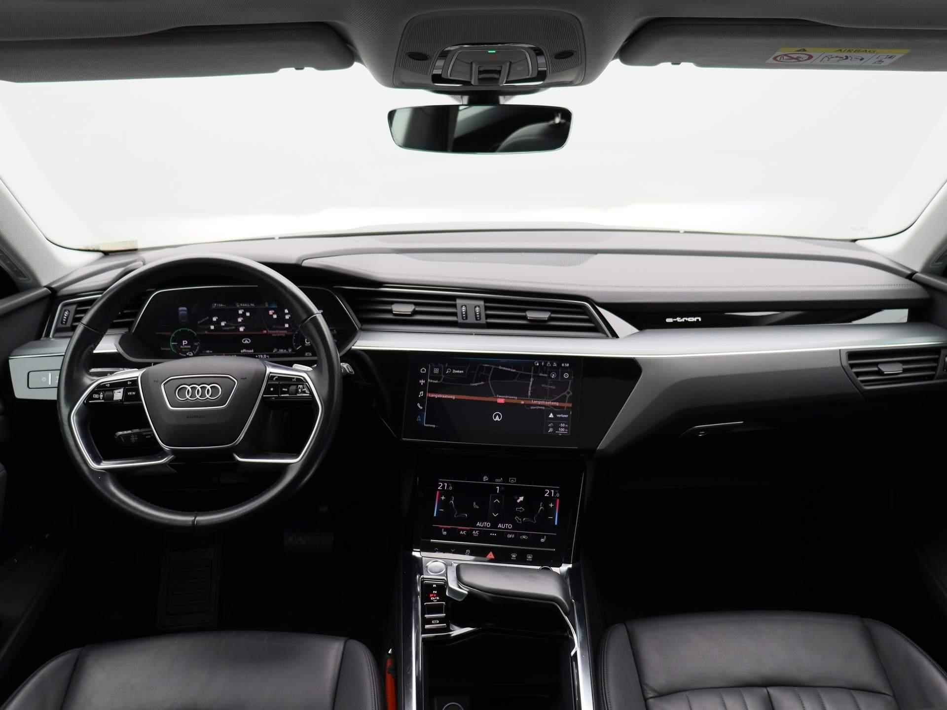 Audi e-tron e-tron 50 quattro Launch edition plus 71 kWh | STOELVERWARMING | CLIMATE CONTROL | NAVIGATIE | PANORAMADAK | LEDEREN BEKLEDING | MEMORY STOELEN | - 38/45