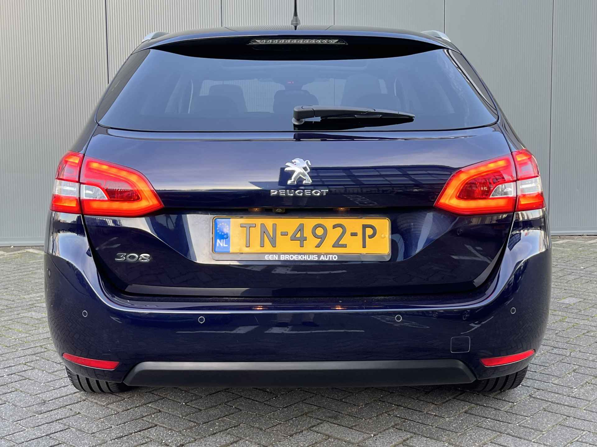 Peugeot 308 SW 1.5 HDi 130pk Premium Automaat | Led | Leder | Climate | Camera | Navigatie | Panoramadak | 16" Lichtmetaal | Premium Audio | - 4/30