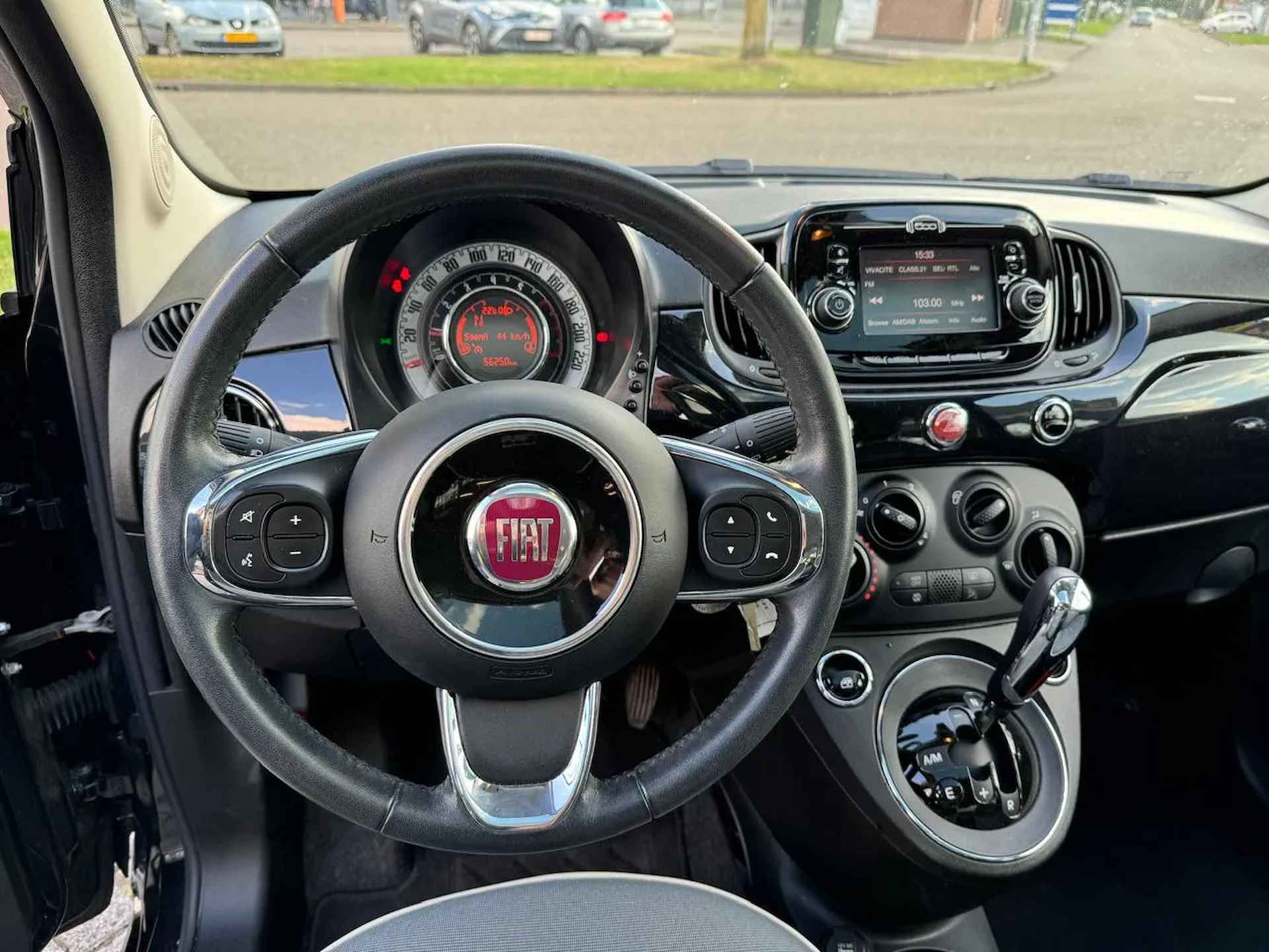 Fiat 500 1.2 Lounge|Sensor|Pano|Clima|automaat - 7/21