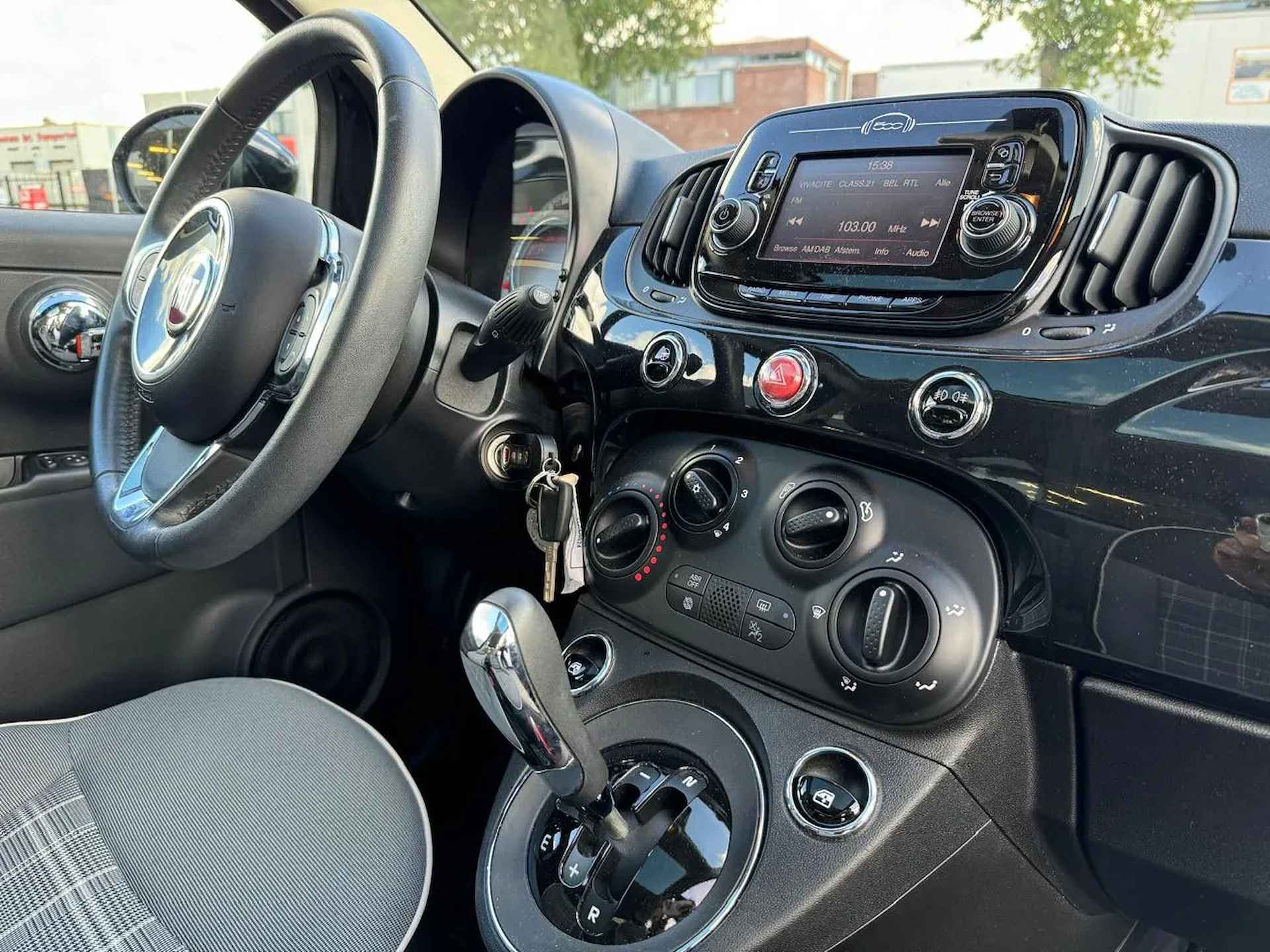 Fiat 500 1.2 Lounge|Sensor|Pano|Clima|automaat - 19/21