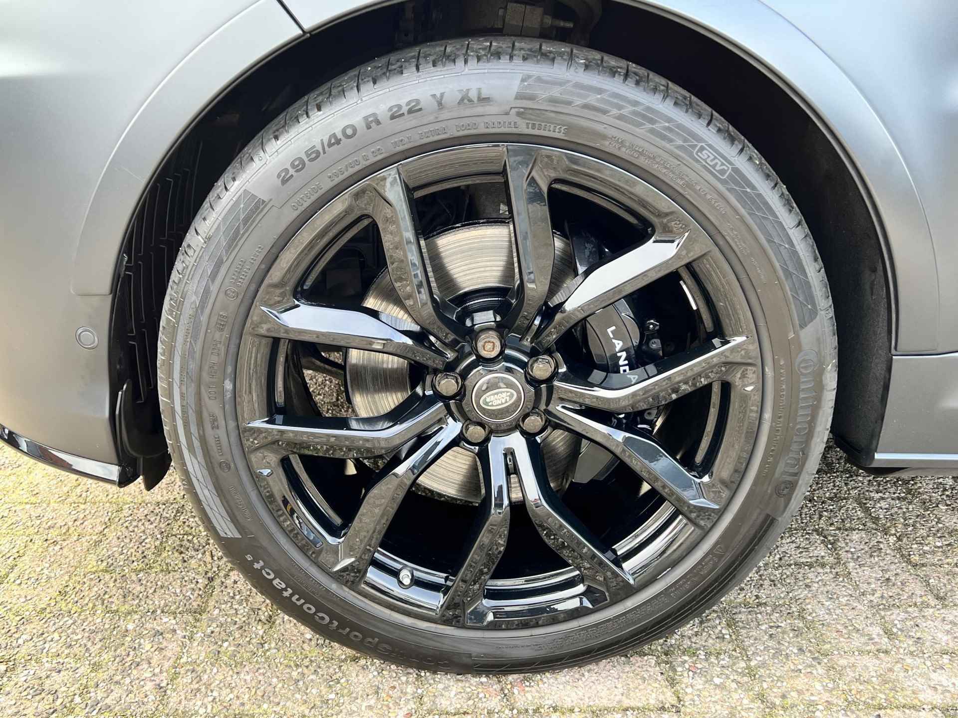 Land Rover Range Rover Sport SVR 575 PK GRIJS KENTEKEN / HUD / 360 Camera / Carbon / Drive Pro Pack / SVO Matt Zwart / Meridian / Stoelventilatie / Luxe Cognac Leder / (MET GARANTIE*) - 11/61