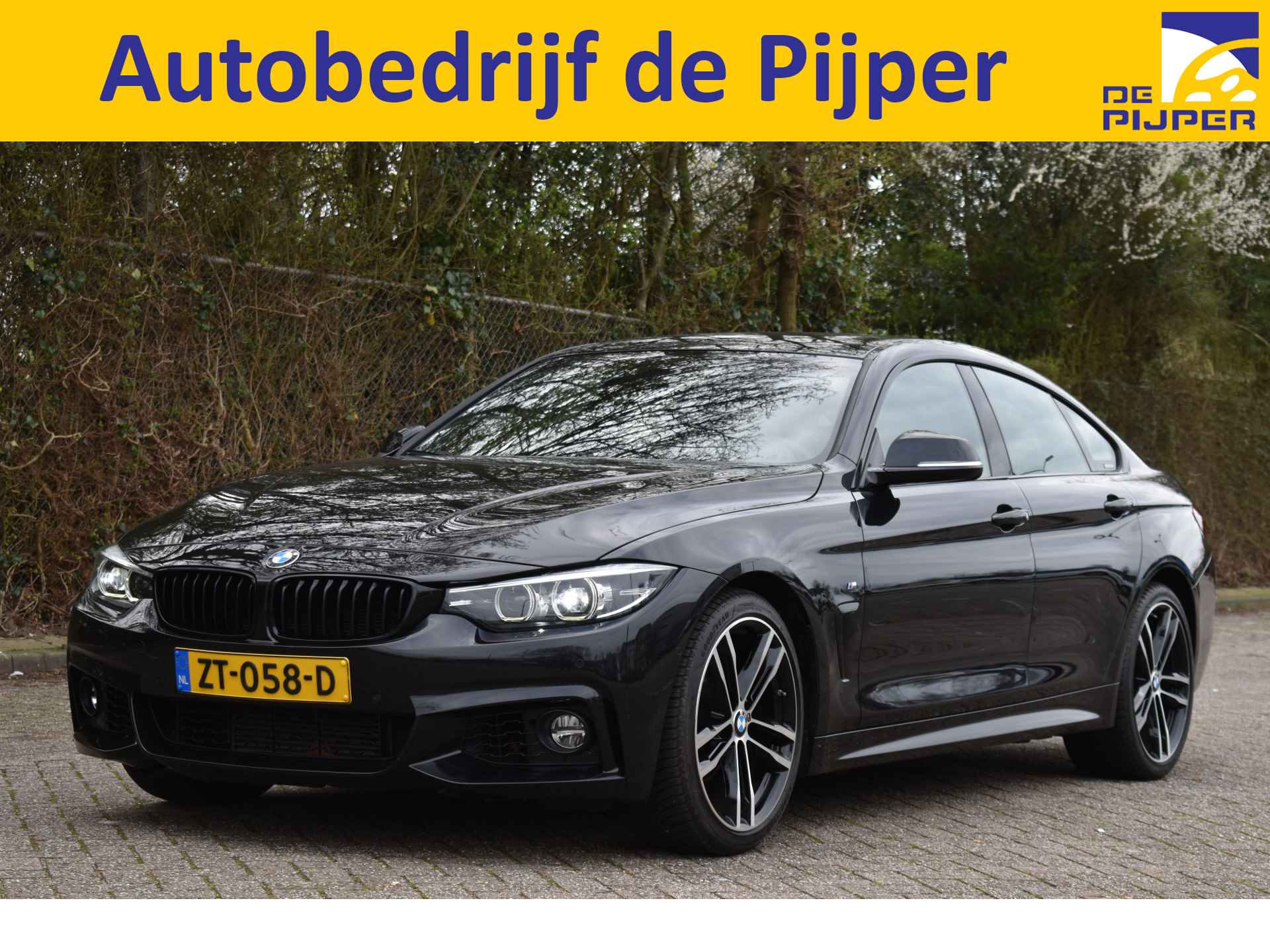 BMW 4 Serie Gran Coupé 418i High Executive Edition M-Sport | NL-Auto | Carplay | Camera | Leder | DAB | Stoelverw | Full LED | Elekt.koffer | NAP - 1/68