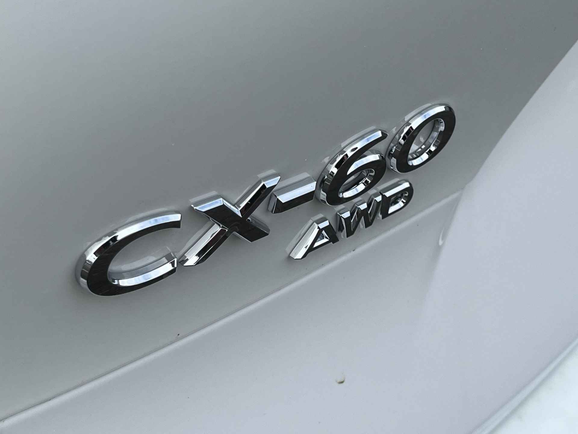 Mazda CX-60 2.5 e-SkyActiv PHEV Homura | 360 Camera | Panoramadak  | Adaptieve Cruise Control | Apple Carplay/Android Auto | - 30/32