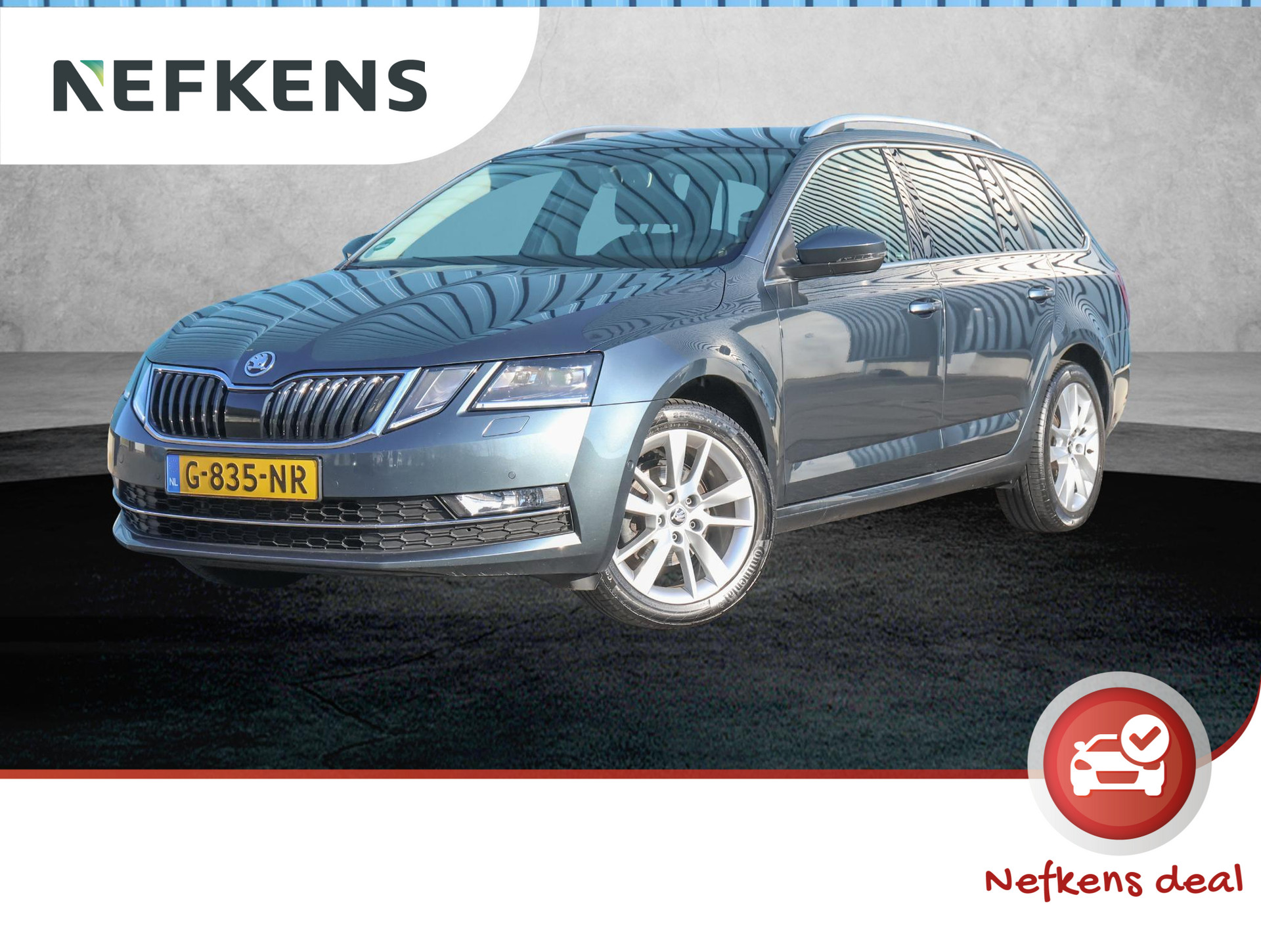 Skoda Octavia Combi 120pk TDI Style ( 1ste eigenaar | Trekhaak | AUTOMAAT | LEER | Parkeersensoren | LED )