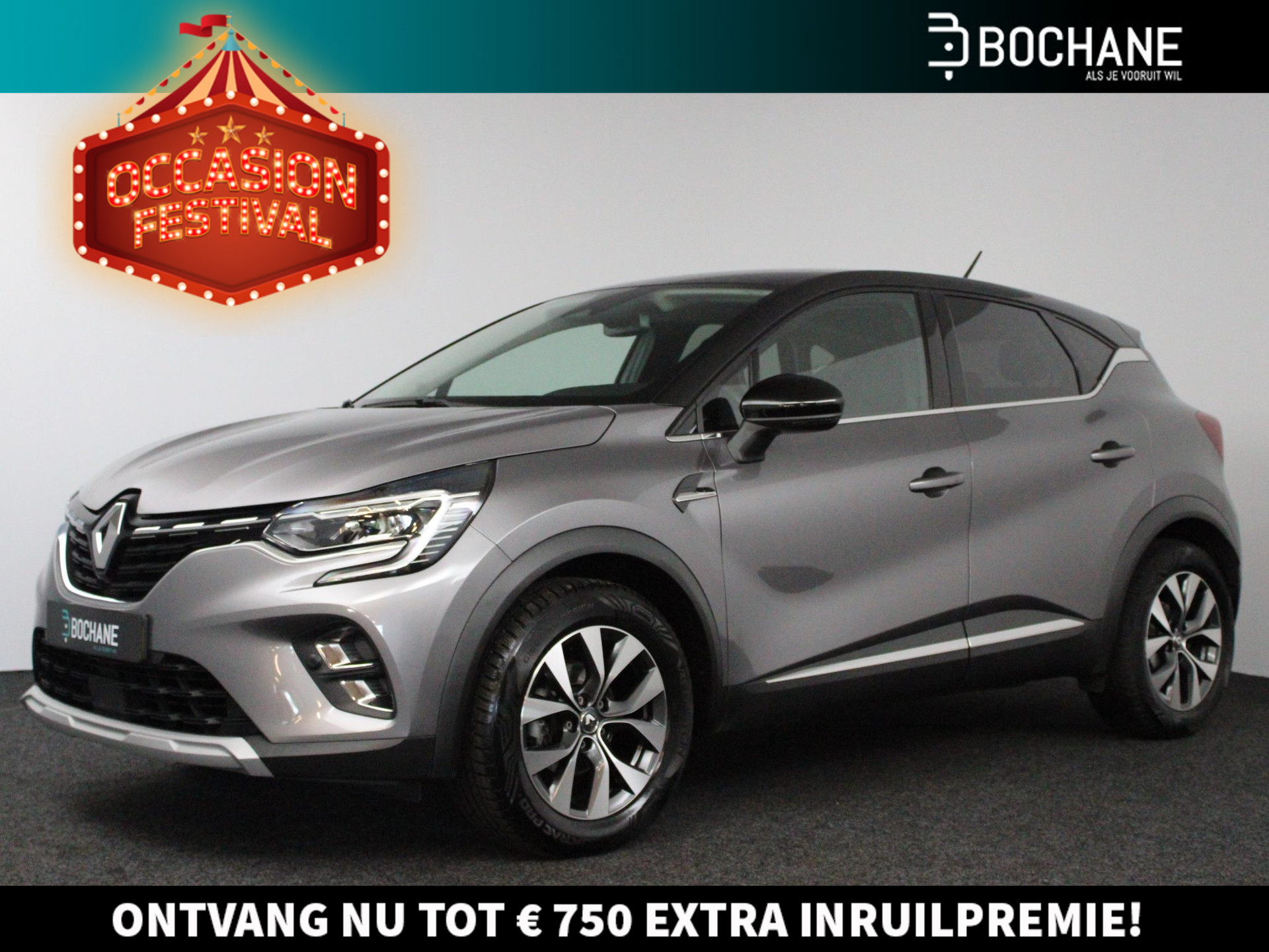 Renault Captur 1.0 TCe 100 Bi-Fuel Intens | 1e eigenaar + dealer onderhouden! | Trekhaak | Navi | Clima | Cruise | PDC V+A + Camera | Apple Carplay/Android Auto