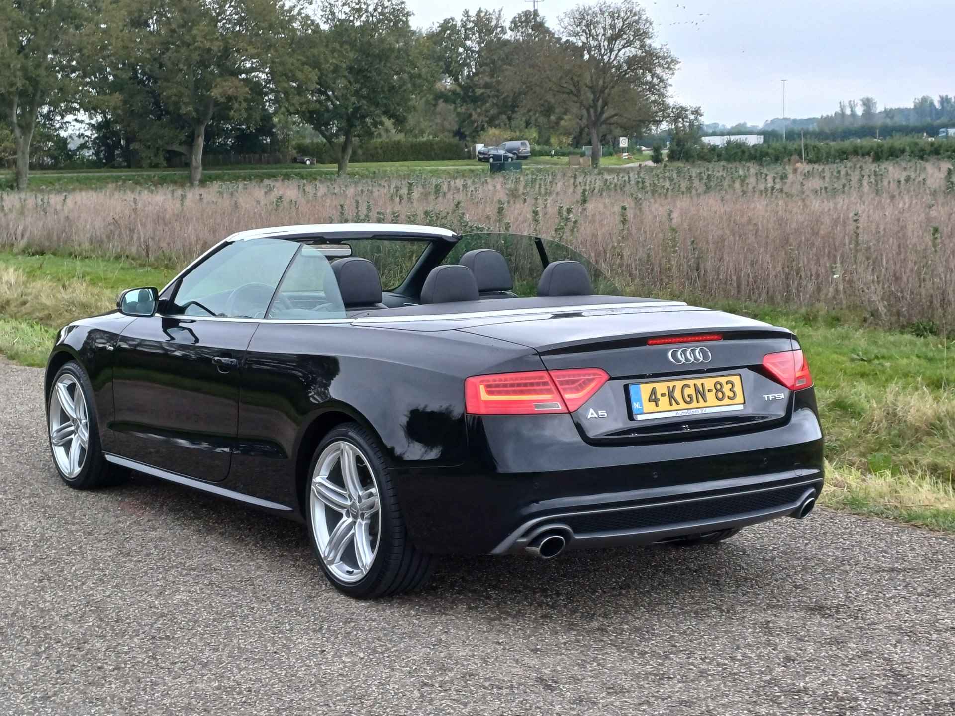 Audi A5 Cabriolet 1.8 TFSI Pro Line S | 3x S-Line | 1e eigenaar ! | Lage KM ! | NL Geleverd ! | Trekhaak - 50/53