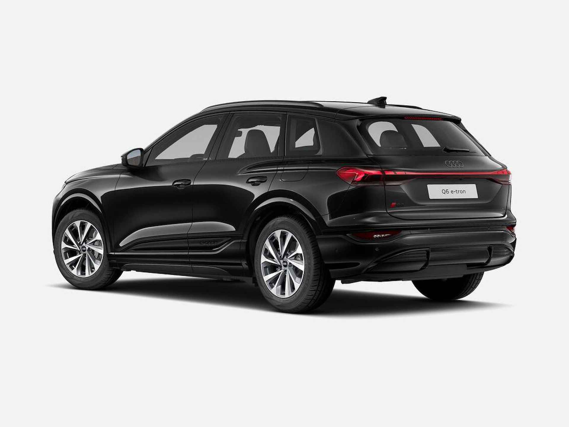 Audi Q6 e-tron Launch edition performance 306 PK · S line zwart leder-kunstleder · Tech plus · Exterieurpakket zwart - 2/8