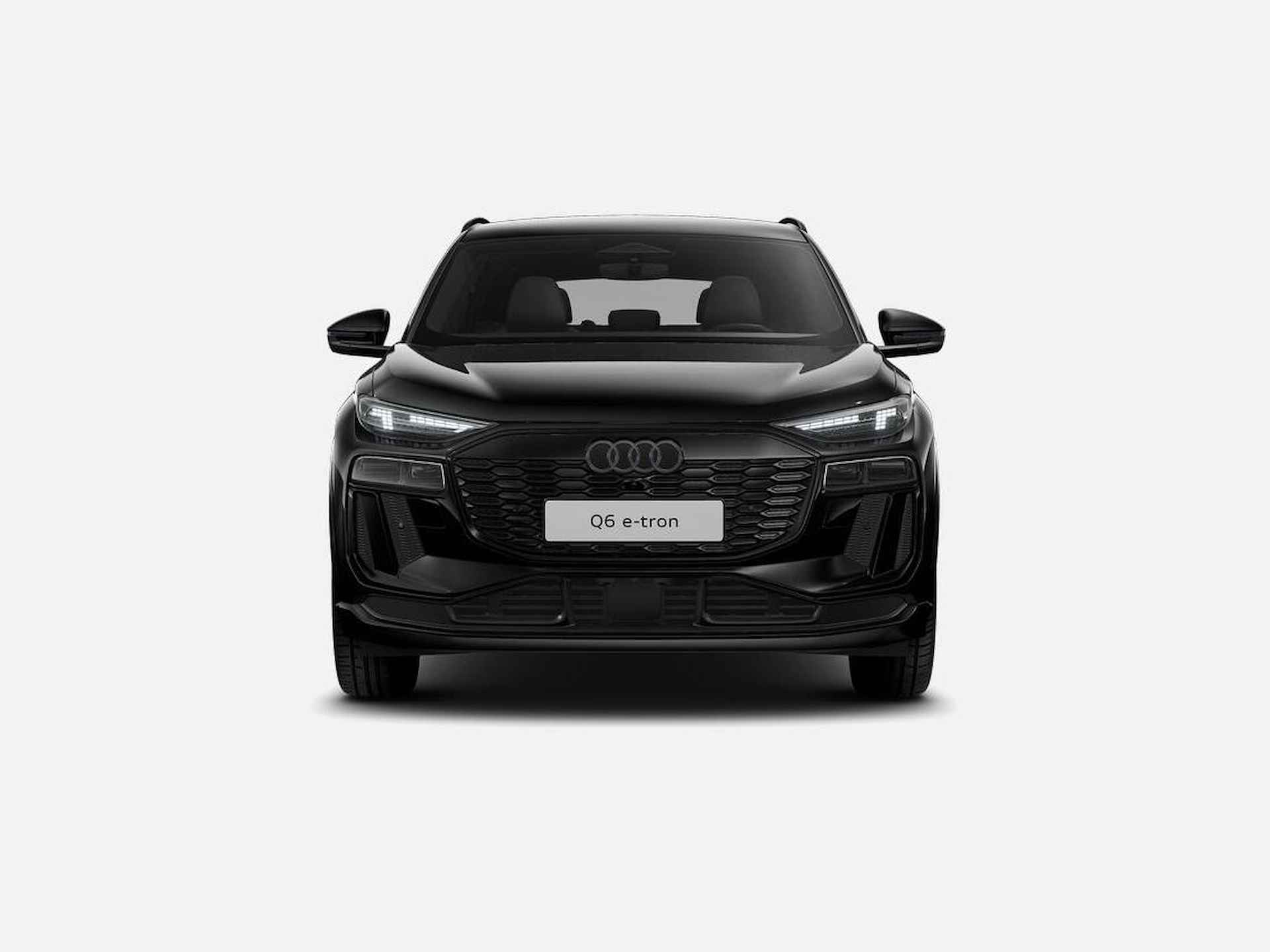 Audi Q6 e-tron Launch edition performance 306 PK · S line zwart leder-kunstleder · Tech plus · Exterieurpakket zwart - 6/8