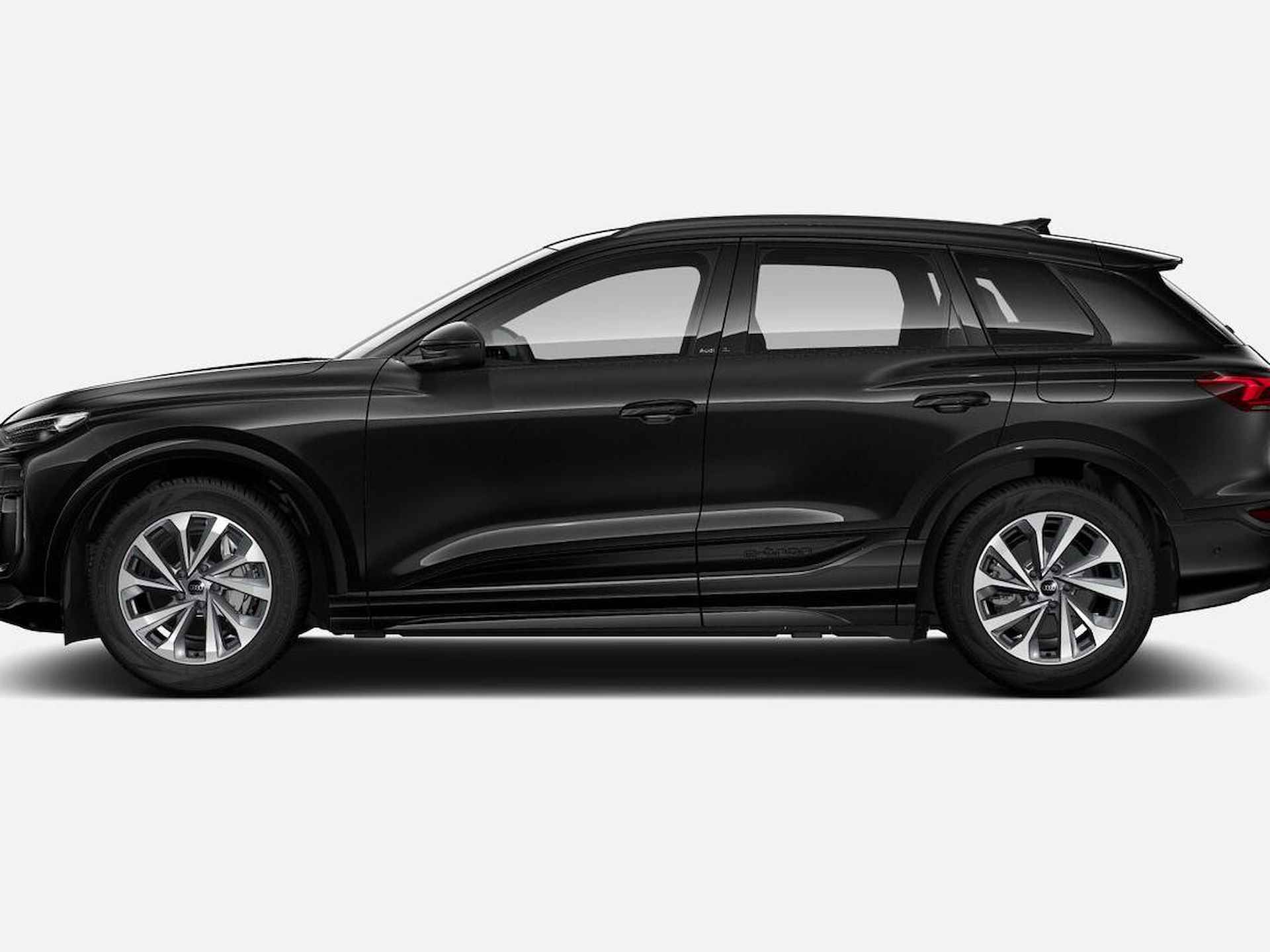 Audi Q6 e-tron Launch edition performance 306 PK · S line zwart leder-kunstleder · Tech plus · Exterieurpakket zwart - 8/8