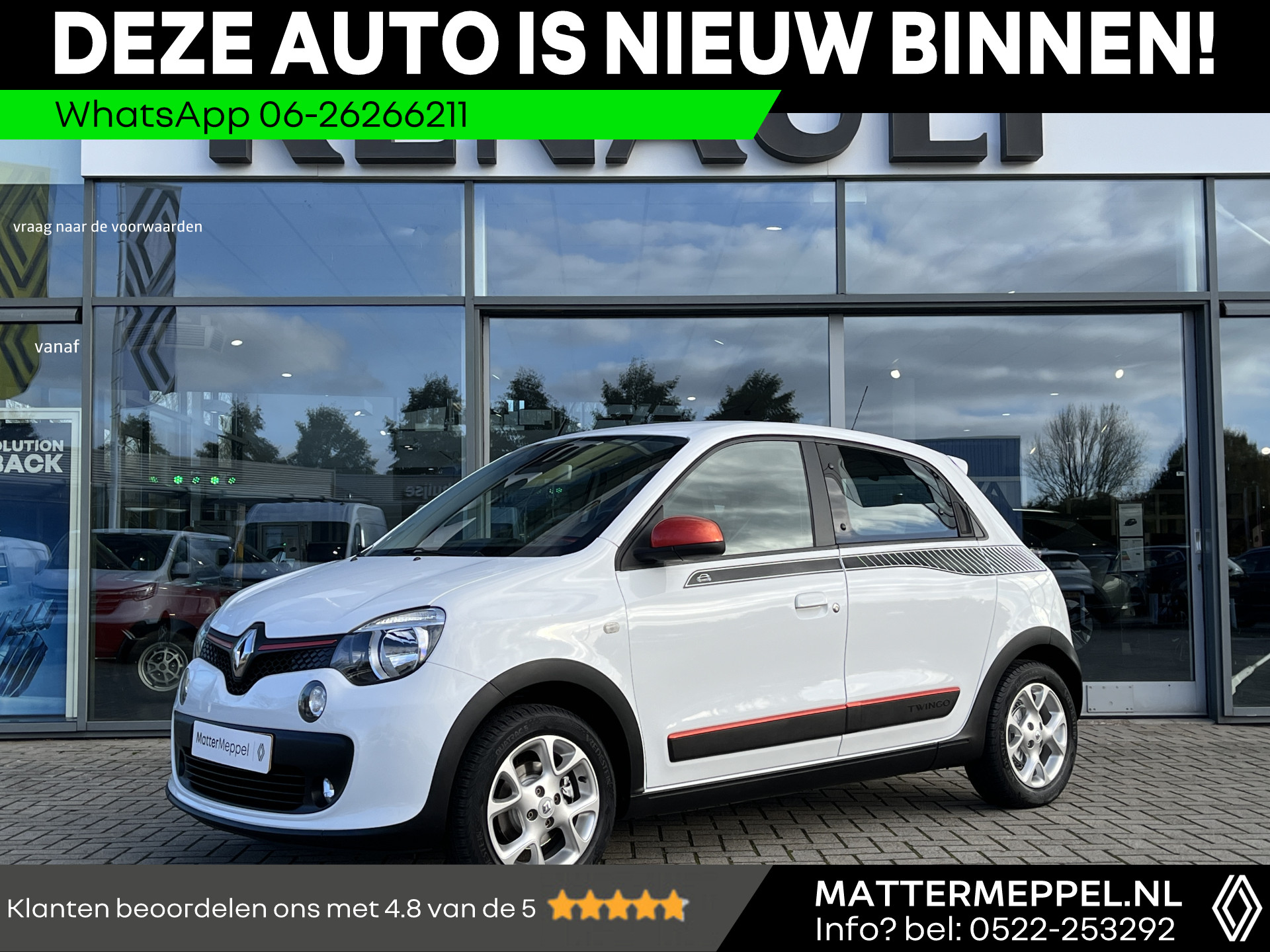 Renault Twingo 1.0 SCe Dynamique | Pack Outdoor | Cruise | Parkeersensoren | | Climate