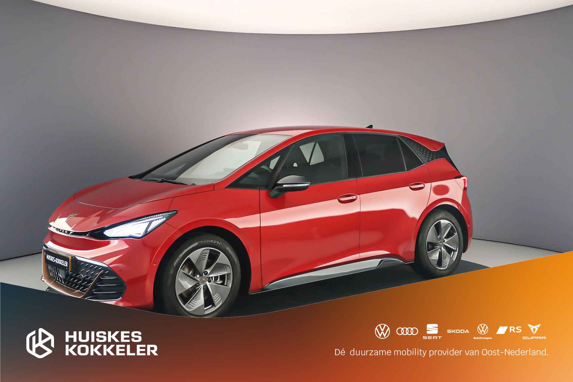 CUPRA Born Business 204pk Automaat Adaptive cruise control, Navigatie, Achteruitrijcamera, LED verlichting, Stuurwiel verwarmd, Parkeersensoren, Airco, DAB, Radio, App connect