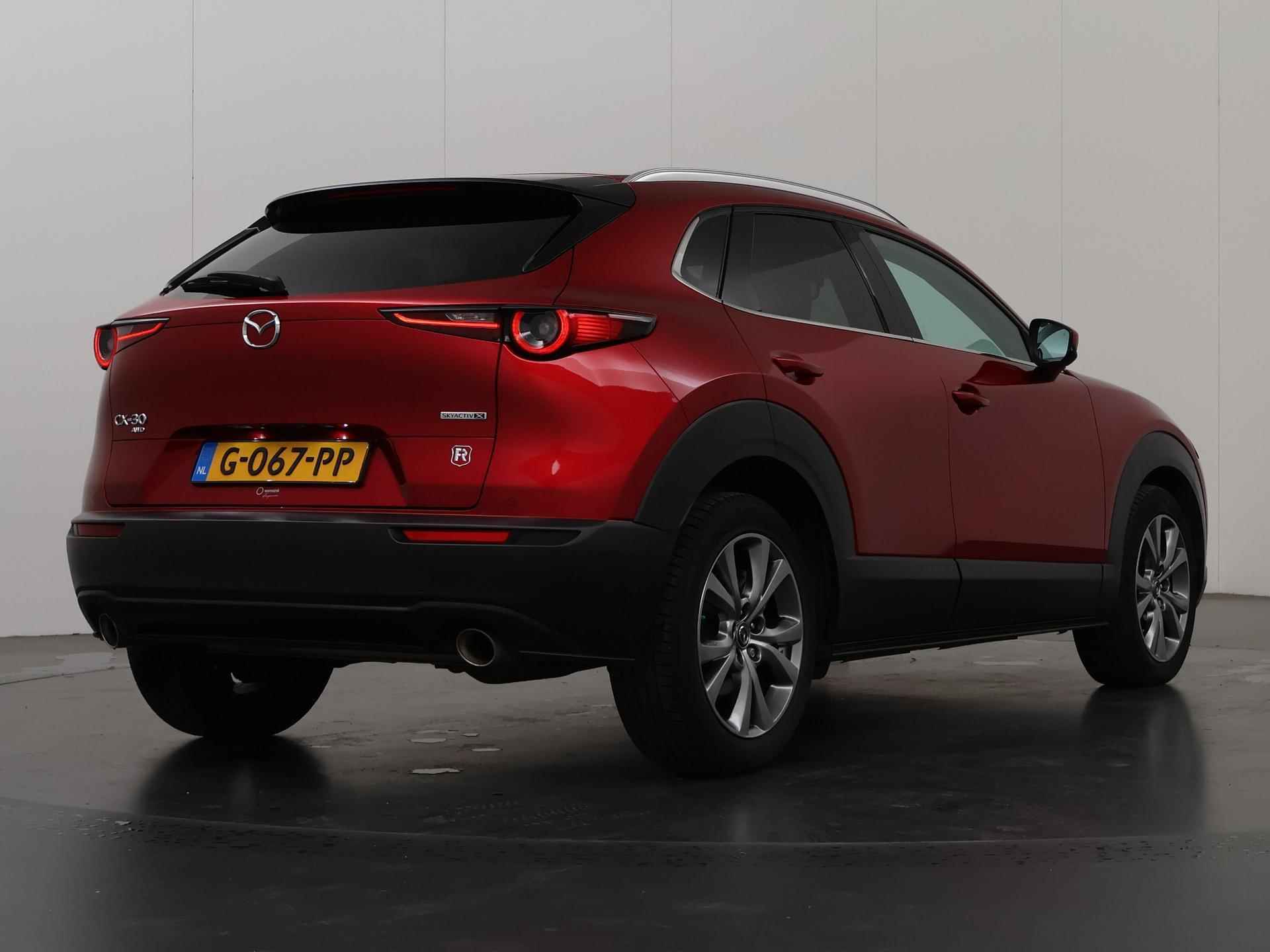 Mazda CX-30 2.0 e-SkyActiv-X M Hybrid AWD Luxury | Panoramadak | Navigatie | Parkeercamera 360° | Bose | Leder | Elektr. Achterklep | - 3/43