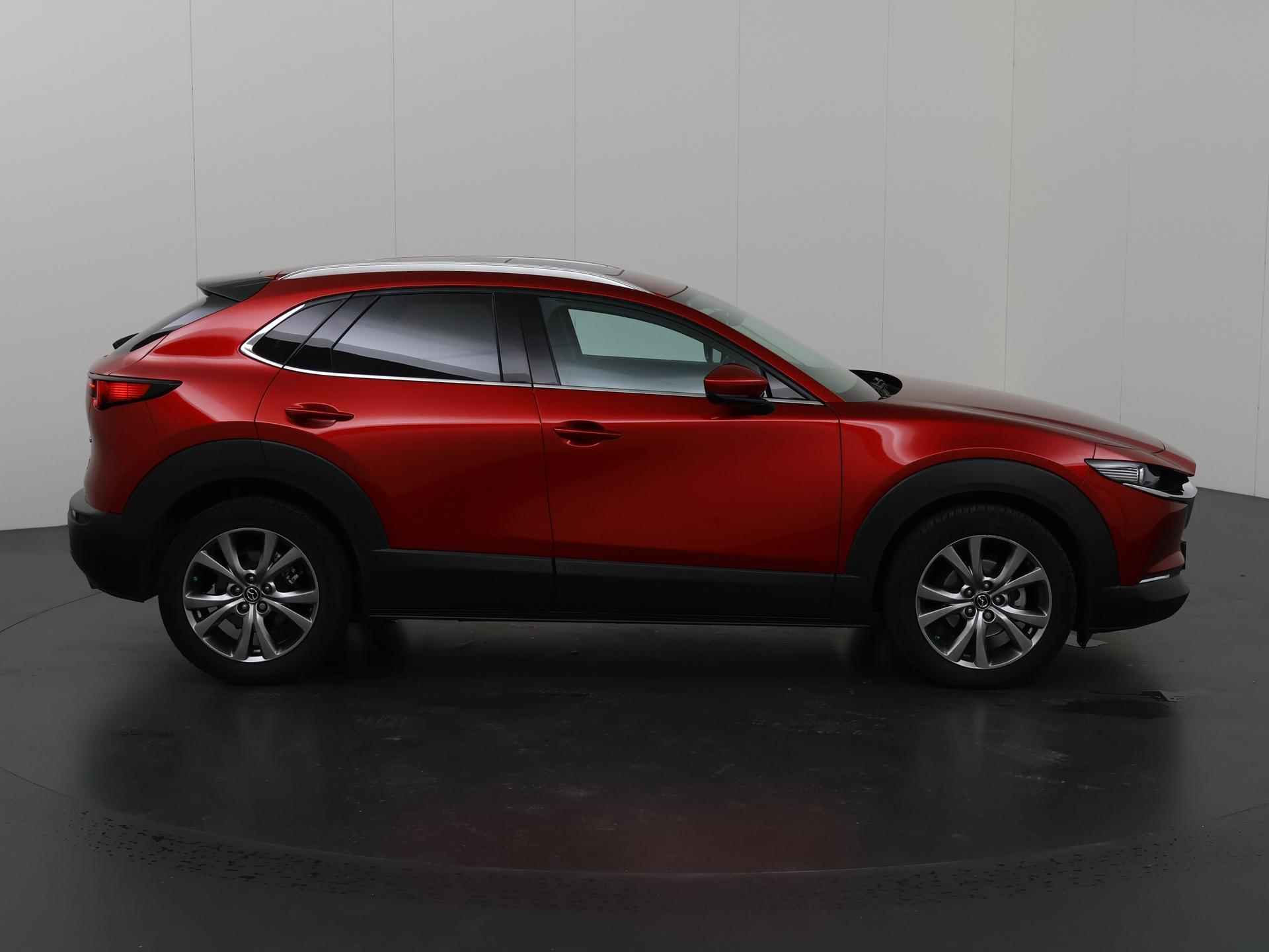 Mazda CX-30 2.0 e-SkyActiv-X M Hybrid AWD Luxury | Panoramadak | Navigatie | Parkeercamera 360° | Bose | Leder | Elektr. Achterklep | - 7/43