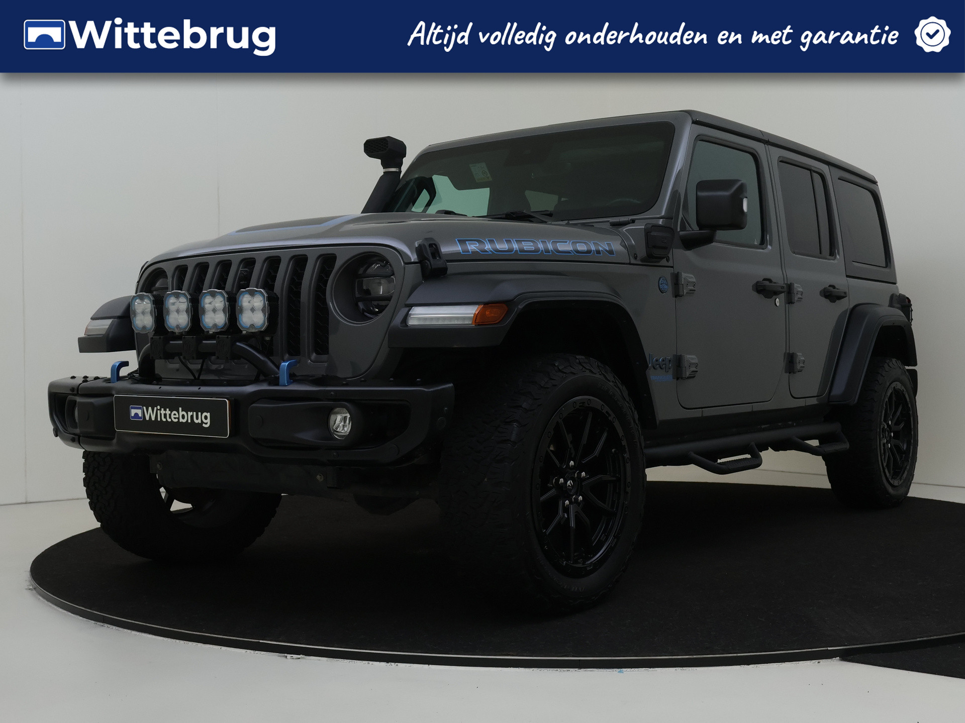 Jeep Wrangler Unlimited 4xe 380PK Rubicon | Leder | Navigatie | Camera | Stoel- en Stuurverwarming |