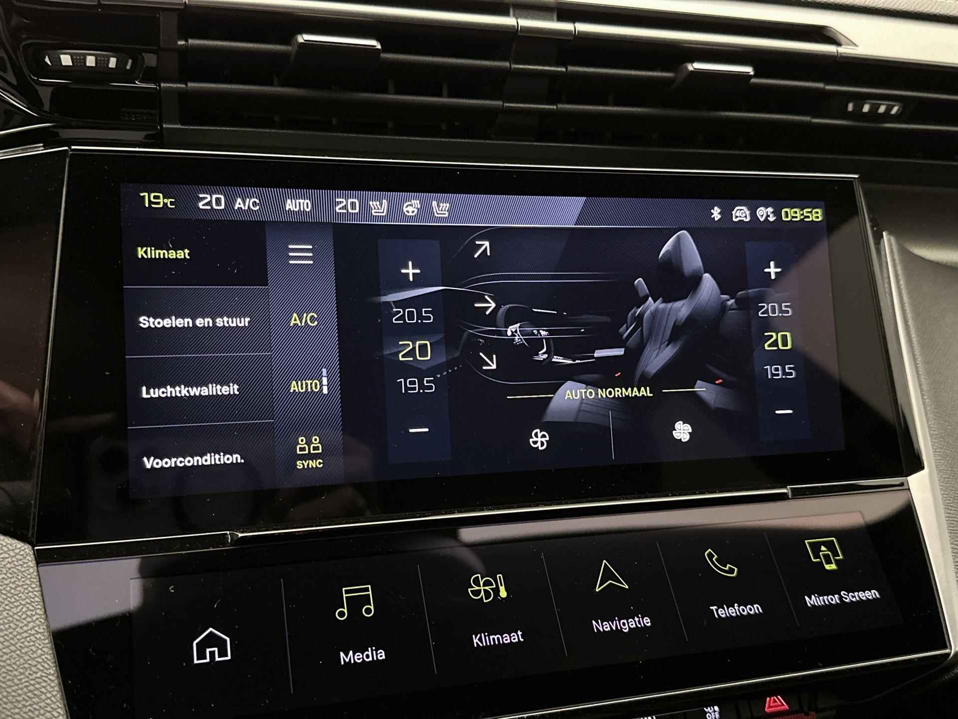 Peugeot 408 GT 1.6 Plug-in Hybrid 180pk Automaat | DEMO | Navigatie | Achteruitrijcamera | Matrix LED koplampen | Stoel elektrisch+massage+verwarmd | Leder/Alcantara | FOCAL Premium HiFi | Handsfree Achterklep | Adaptieve Cruise Control | Parkeersensoren v+a | Donker getint glas | 20" lichtmetalen velgen | - 23/36