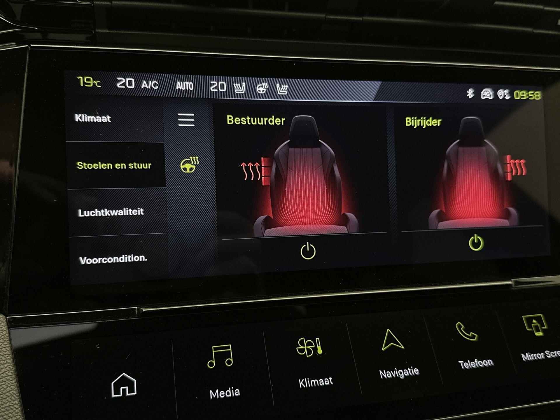 Peugeot 408 GT 1.6 Plug-in Hybrid 180pk Automaat | DEMO | Navigatie | Achteruitrijcamera | Matrix LED koplampen | Stoel elektrisch+massage+verwarmd | Leder/Alcantara | FOCAL Premium HiFi | Handsfree Achterklep | Adaptieve Cruise Control | Parkeersensoren v+a | Donker getint glas | 20" lichtmetalen velgen | - 24/36