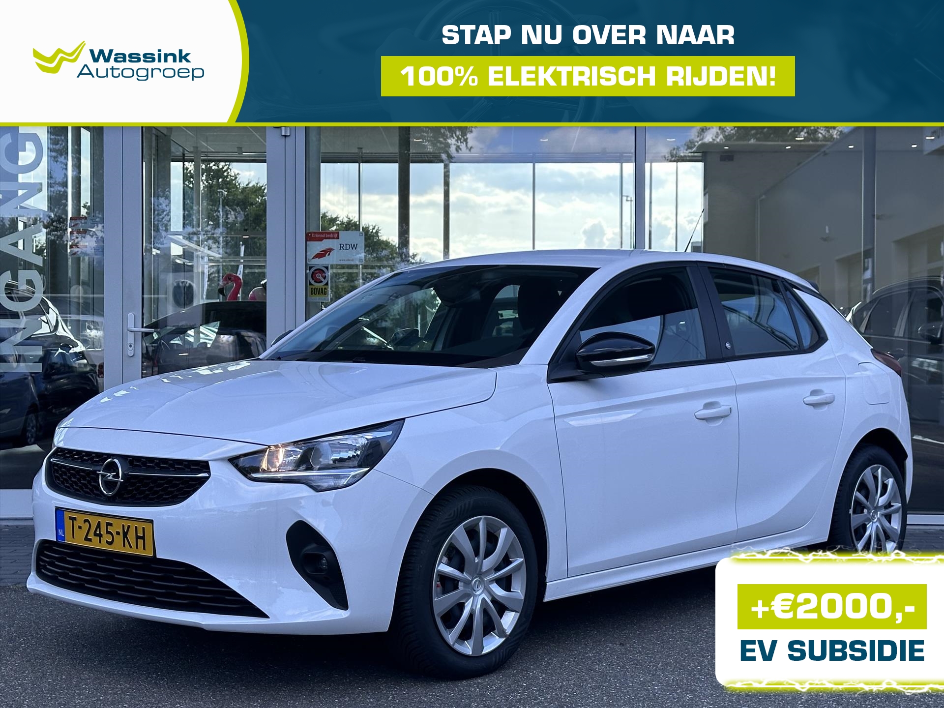 OPEL Corsa Electric € 2000,- EV Subsidie mogelijk |Electric Corsa-E 50kWh Level 2 | Navigatie | Parkeerhulp | Climate Control | Cruise Control |