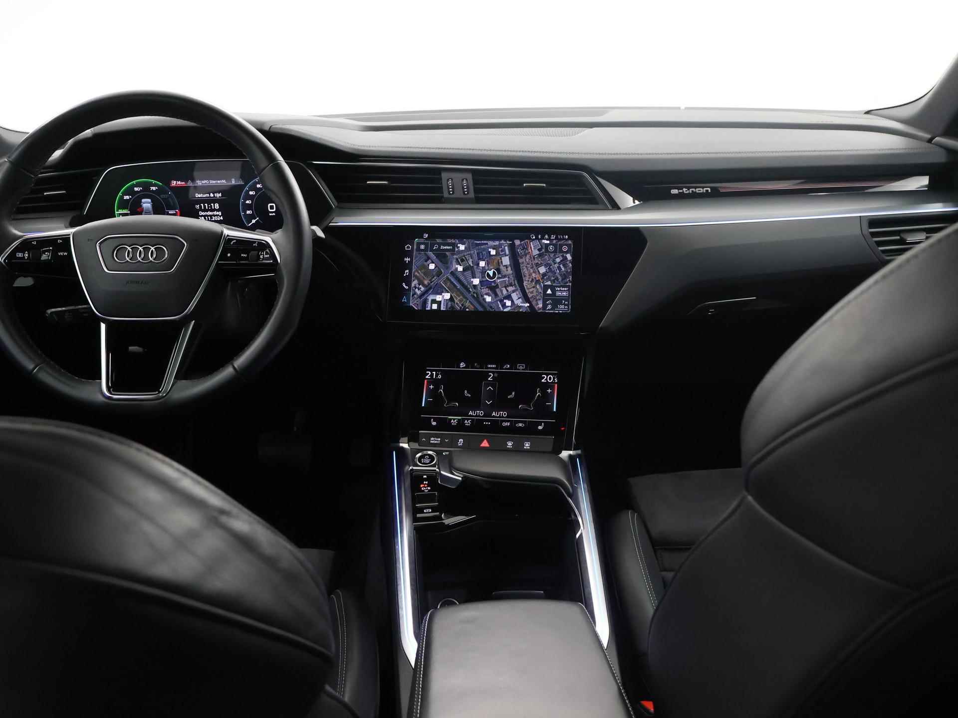 Audi Q8 Sportback e-tron 50 quattro Edition 95 kWh | B&O Audio | Ele. verstelbare stoelen + Geheugen | Digitaal Dashboard | Camera | DAB | Apple CarPlay | Luchtvering | Panoramadak | Adaptieve Cruise Control | - 9/54