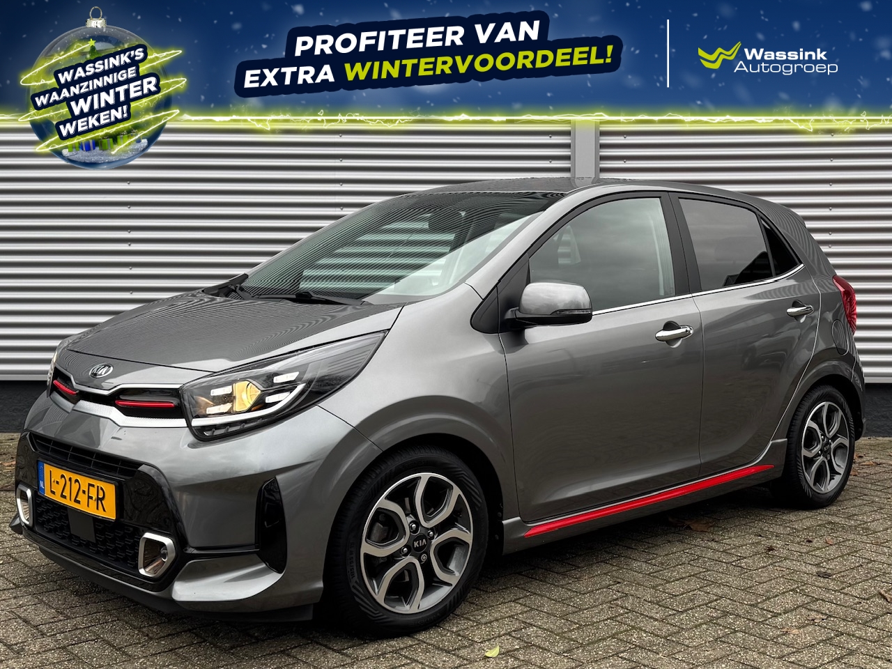 KIA Picanto 1.0 DPi 67pk 4-zits GT-Line | Navigatie | Airco | Kunstleer |