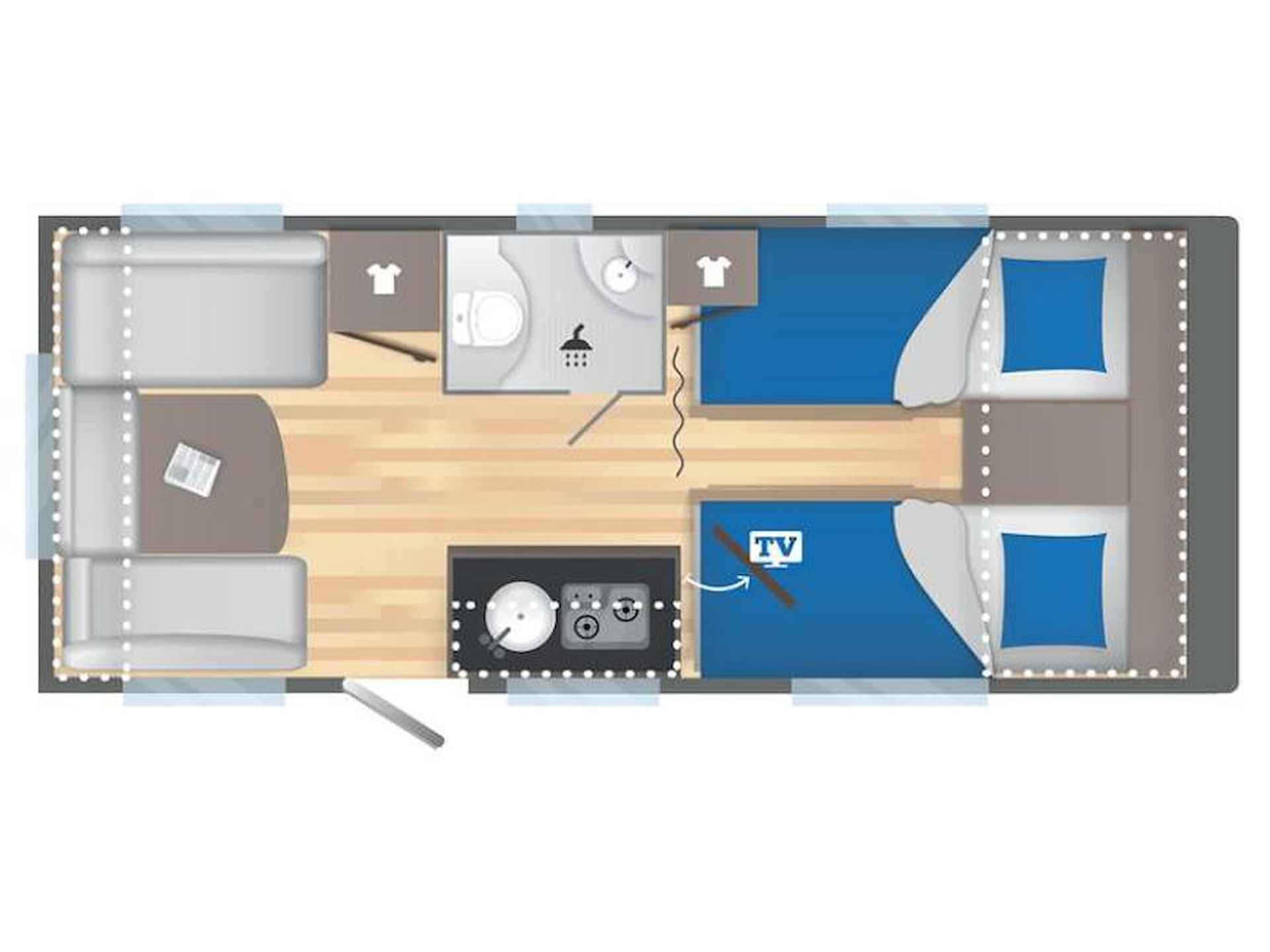 Caravelair Sport Line 492 Enkele bedden NIEUW 2025 - 2/10