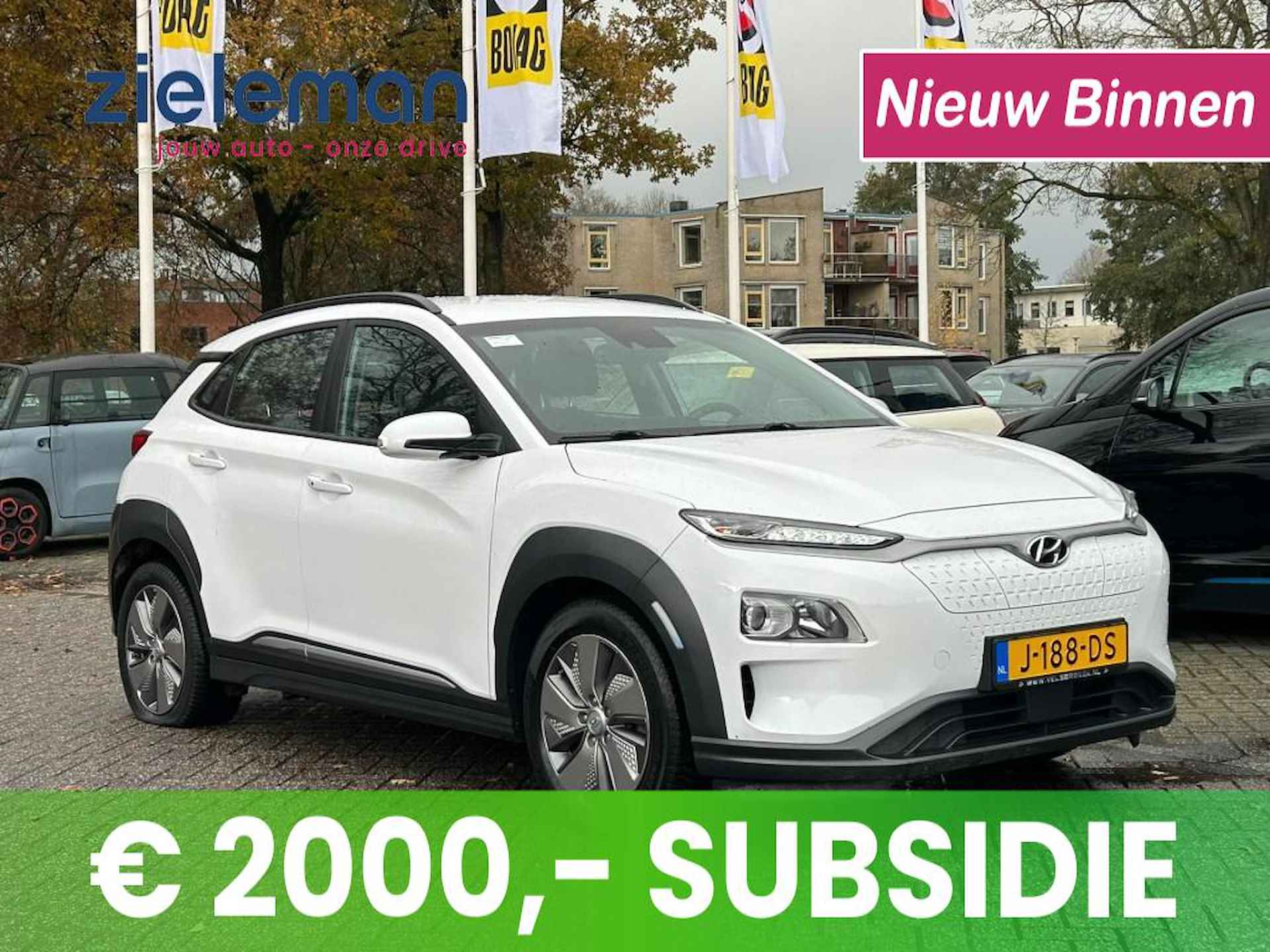 HYUNDAI Kona Electric Comfort 64 kWh (19.645 na Subsidie) Carplay, Camera - 1/4