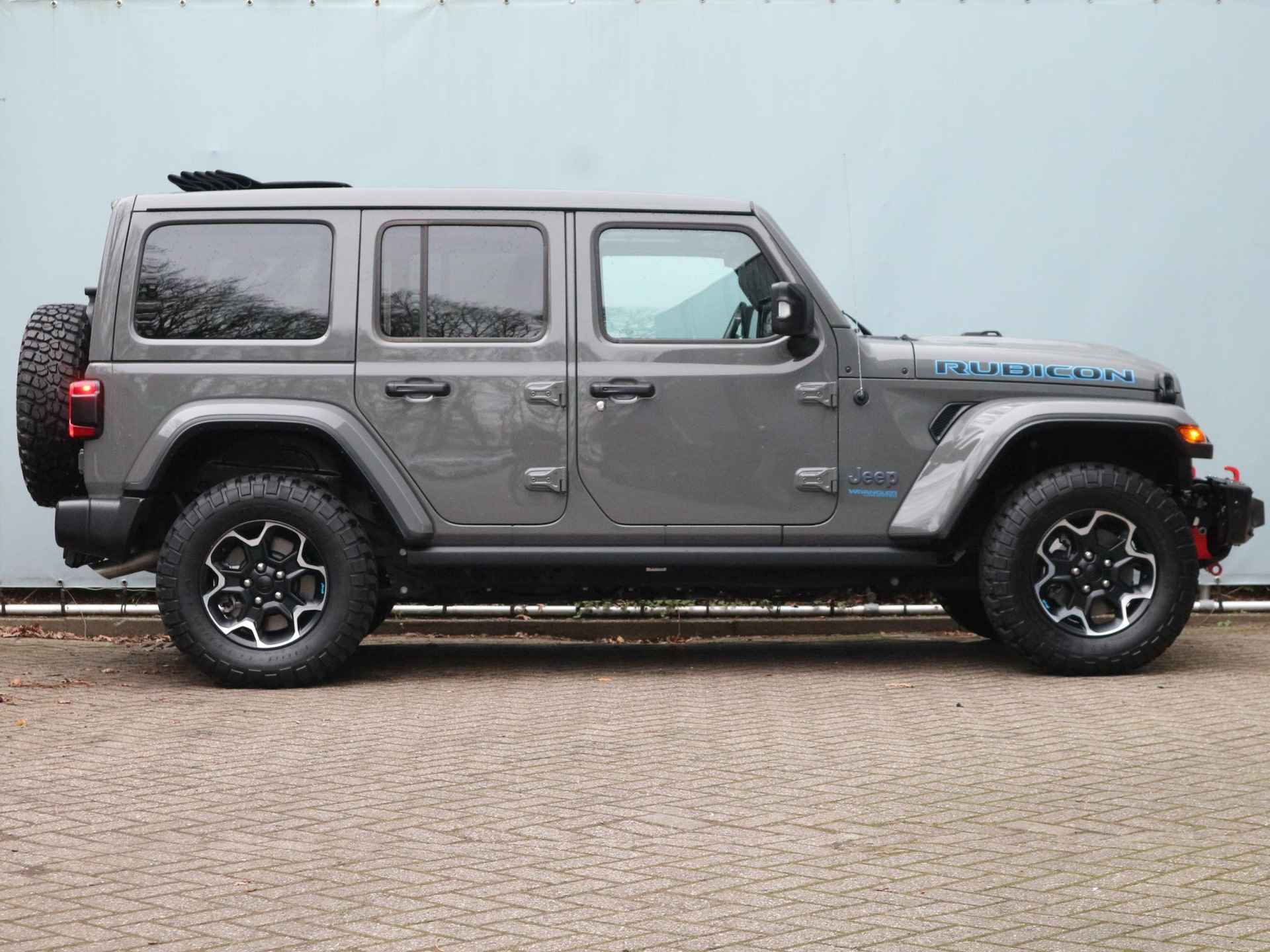 Jeep Wrangler Unlimited 4xe 380 pk Rubicon / Schuifdak / Leder / Keyless - 31/77