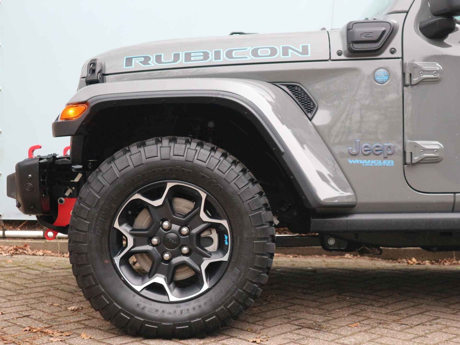 Jeep Wrangler Unlimited 4xe 380 pk Rubicon / Schuifdak / Leder / Keyless - 37/77