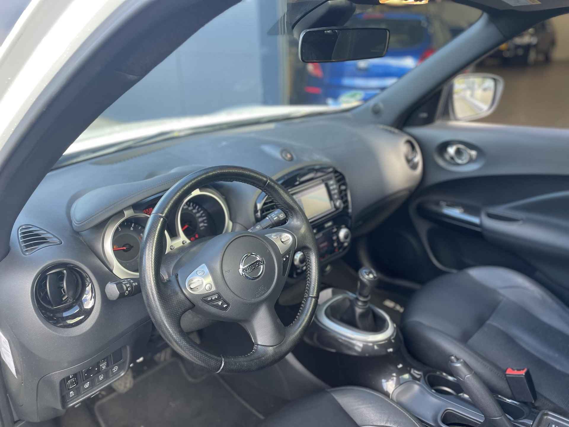 Nissan Juke 1.5 dCi Tekna "EXT Pack, Schuifdak, Leder, 4x Camera, 1e Eigenaar, DLR Onderhouden" - 21/28